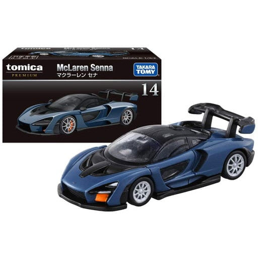 【中古即納】[MDL] トミカプレミアム No.14 1/62 マクラーレン セナ(ネイビー×ブラック) 完成品 ミニカー タカラトミー(20190720)