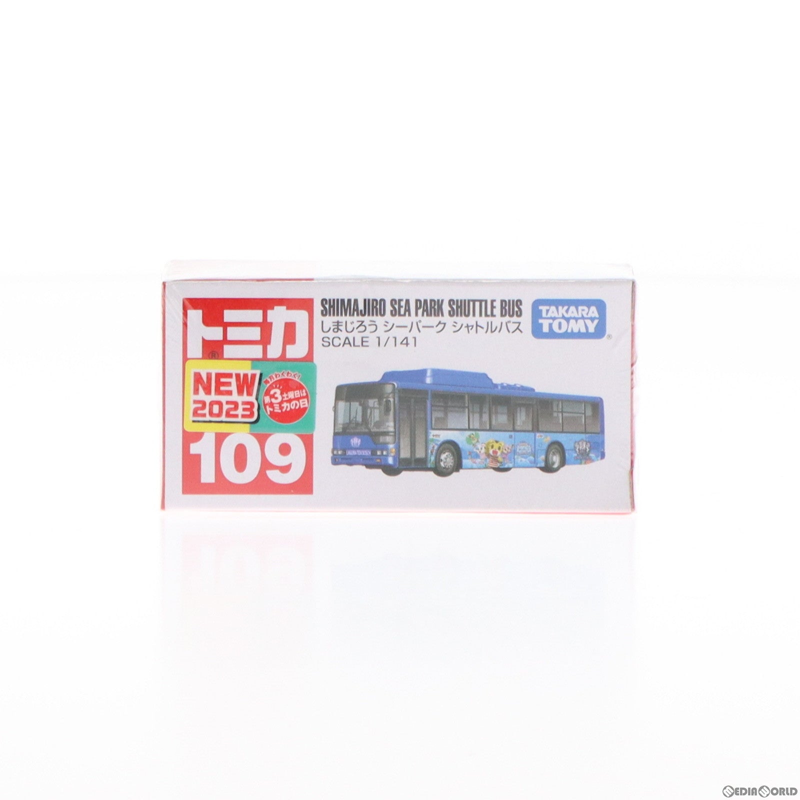 【中古即納】[MDL] トミカ No.109 1/141 しまじろう シーパーク シャトルバス 完成品 ミニカー タカラトミー(20230715)