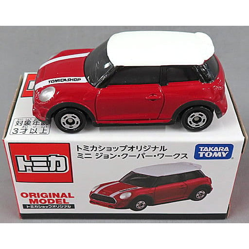 【中古即納】[MDL] トミカショップオリジナル トミカ 1/57 ミニ ジョン・クーパー・ワークス(レッド×ホワイト) 完成品 ミニカー タカラトミー(20220630)