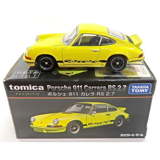 【中古即納】[MDL] タカラトミーモール限定 トミカプレミアム 1/61 ポルシェ 911 カレラ RS 2.7(イエロー) 完成品 ミニカー タカラトミー(20220930)