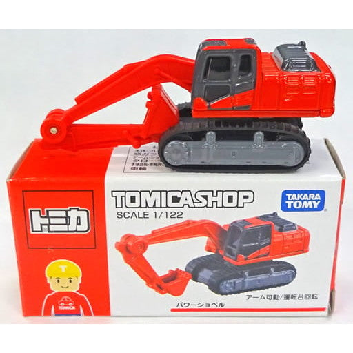 【中古即納】[MDL] トミカショップ限定 トミカ 1/122 パワーショベル(レッド) 完成品 ミニカー タカラトミー(20140930)