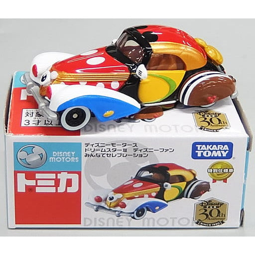 【中古即納】[MDL] セブン&アイ限定 トミカ ディズニーモータース ドリームスターII ディズニーファン 特別仕様車(レッド×ホワイト×ブルー) 完成品 ミニカー タカラトミー(19991231)