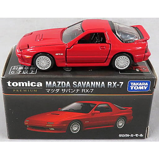 【中古即納】[MDL] タカラトミーモール限定 トミカプレミアム 1/61 マツダ サバンナ RX-7(レッド) 完成品 ミニカー タカラトミー(20220531)