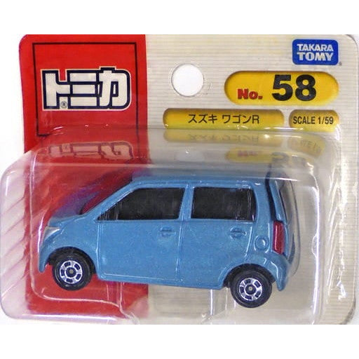 【中古即納】[MDL] トミカ No.58 1/59 スズキ ワゴンR(スカイブルー) 完成品 ミニカー タカラトミー(20141031)