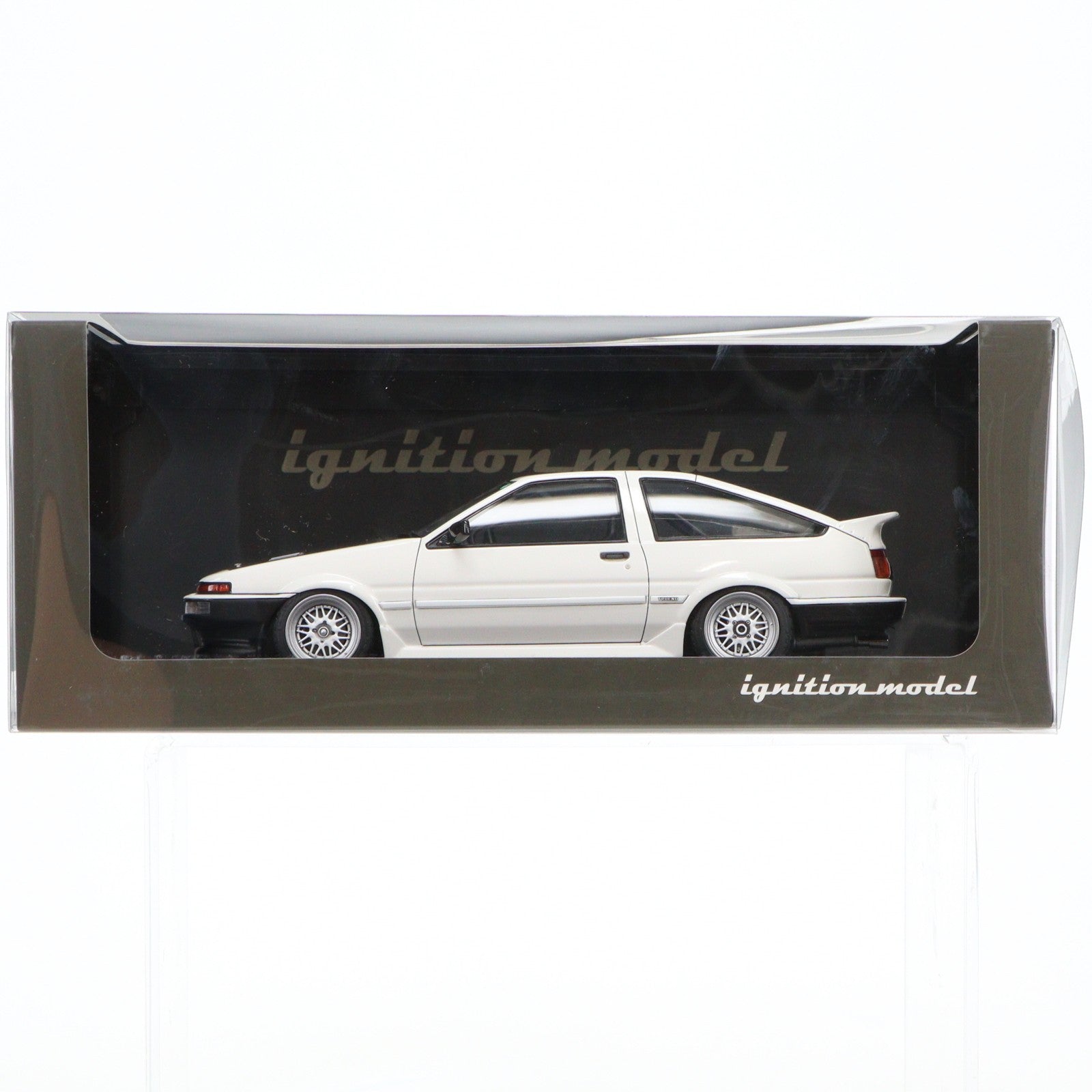 【中古即納】[MDL] 1/18 Toyota Sprinter Trueno(スプリンタートレノ) AE86 3Door TK-Street Early Ver White 完成品 ミニカー(IG3488) ignition model(イグニッションモデル)(20250419)