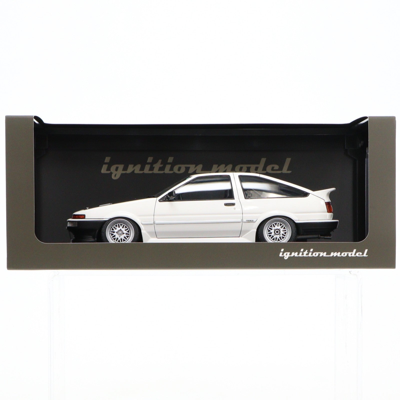【中古即納】[MDL] 1/18 Toyota Sprinter Trueno(スプリンタートレノ) AE86 3Door TK-Street Early Ver White 完成品 ミニカー(IG3488) ignition model(イグニッションモデル)(20250419)