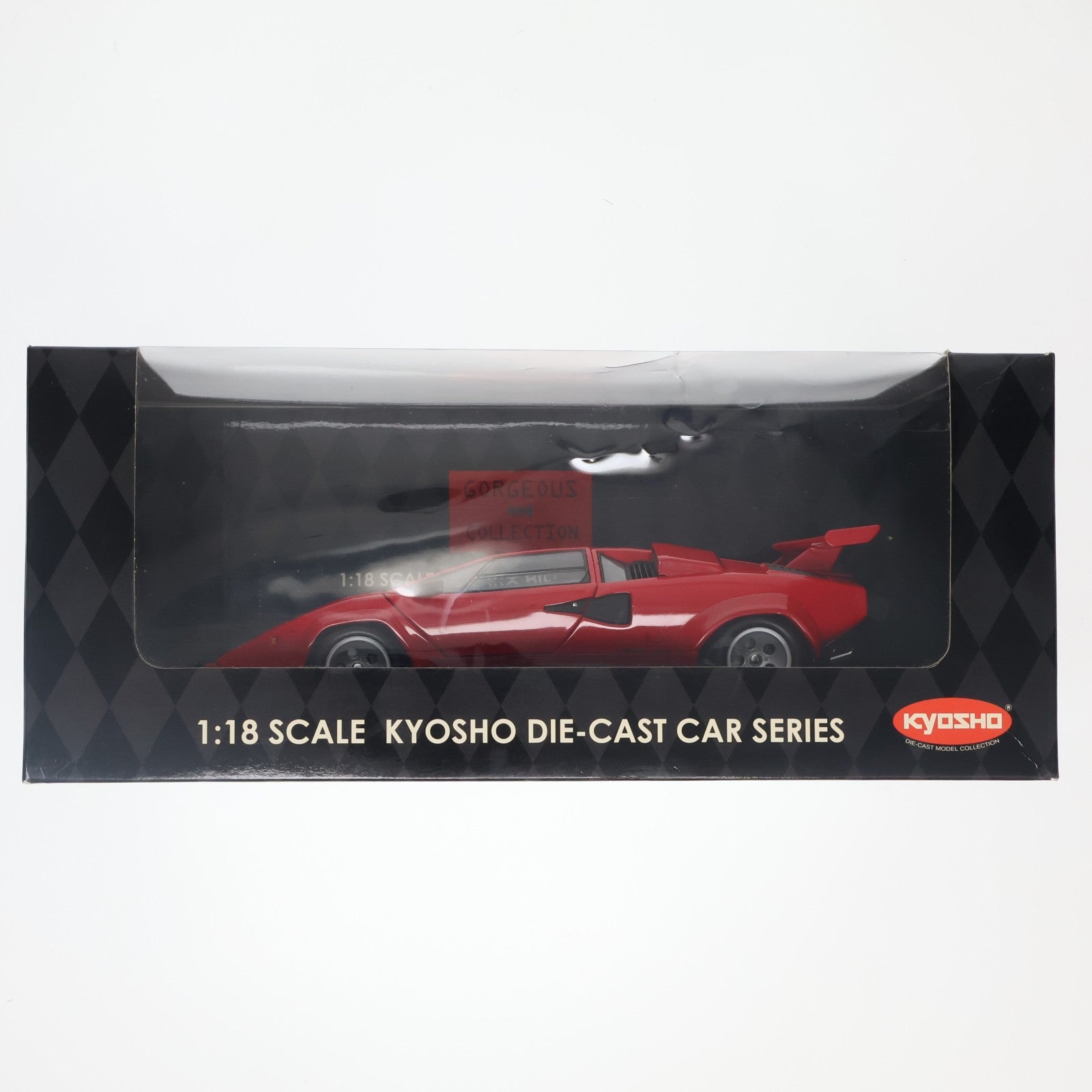 【中古即納】[MDL] GORGEOUS COLLECTION 1/18 ランボルギーニ カウンタック LP500(レッド) 完成品 ミニカー(08322R) 京商(19991231)