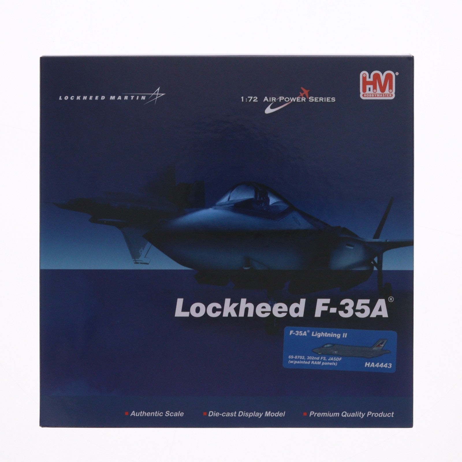 【中古即納】[MDL] 1/72 航空自衛隊 F-35A 第302飛行隊 69-8702w/RAM塗装 完成品 飛行機(HA4443) ホビーマスター(20250726)