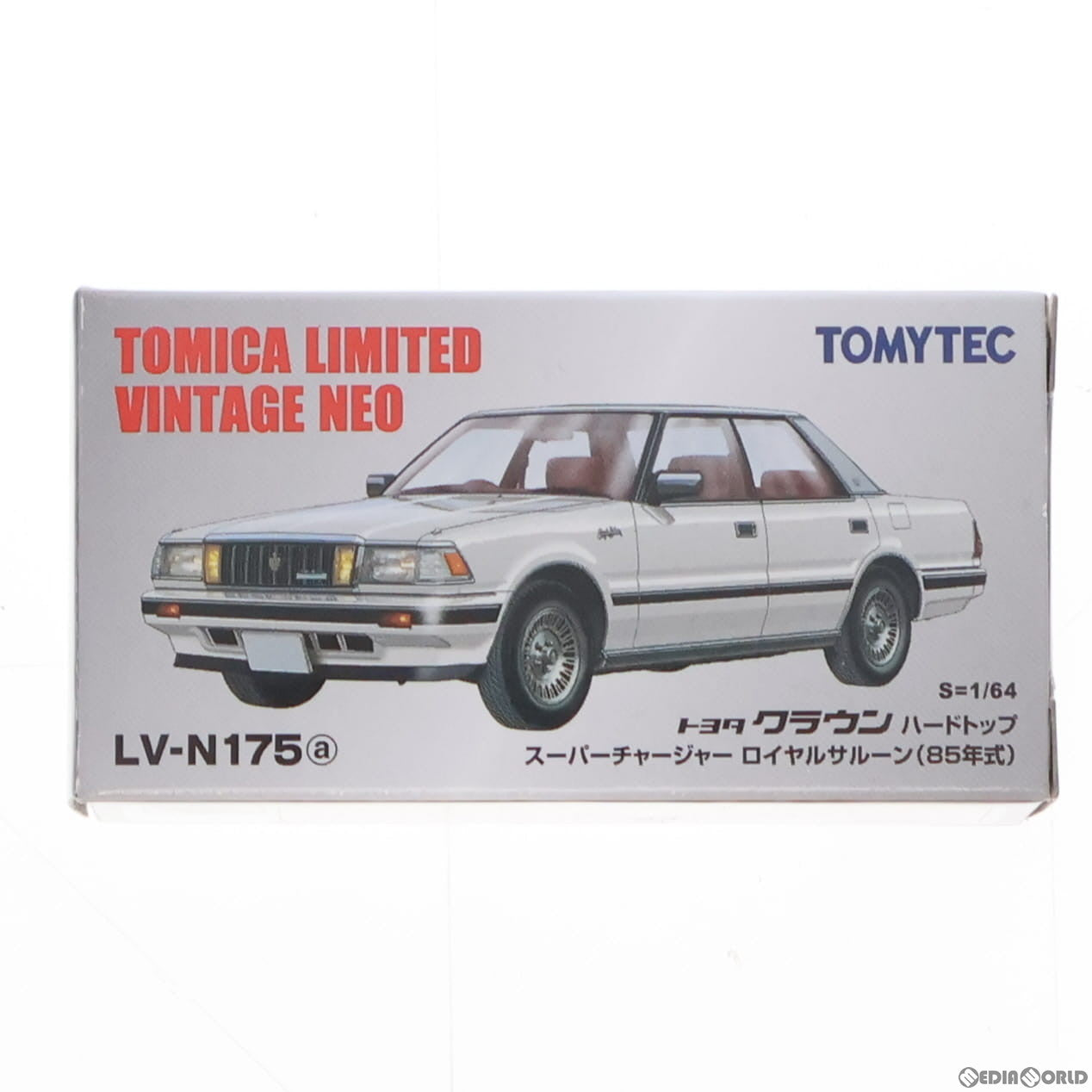 【中古即納】[MDL] トミカリミテッドヴィンテージ NEO 1/64 TLV-N175a クラウンHTロイヤルサルーン(白) 完成品 ミニカー TOMYTEC(トミーテック)(20181013)