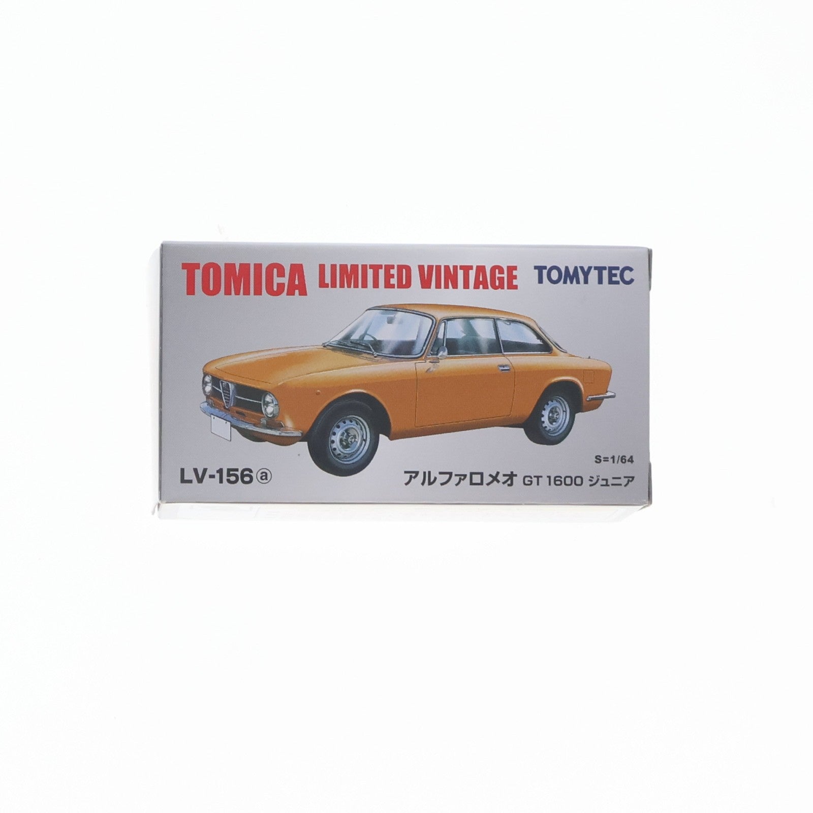 【中古即納】[MDL] トミカリミテッドヴィンテージ 1/64 TLV-156a アルファロメオ 1600ジュニア(イエロー) 完成品 ミニカー(277460) TOMYTEC(トミーテック)(20160212)