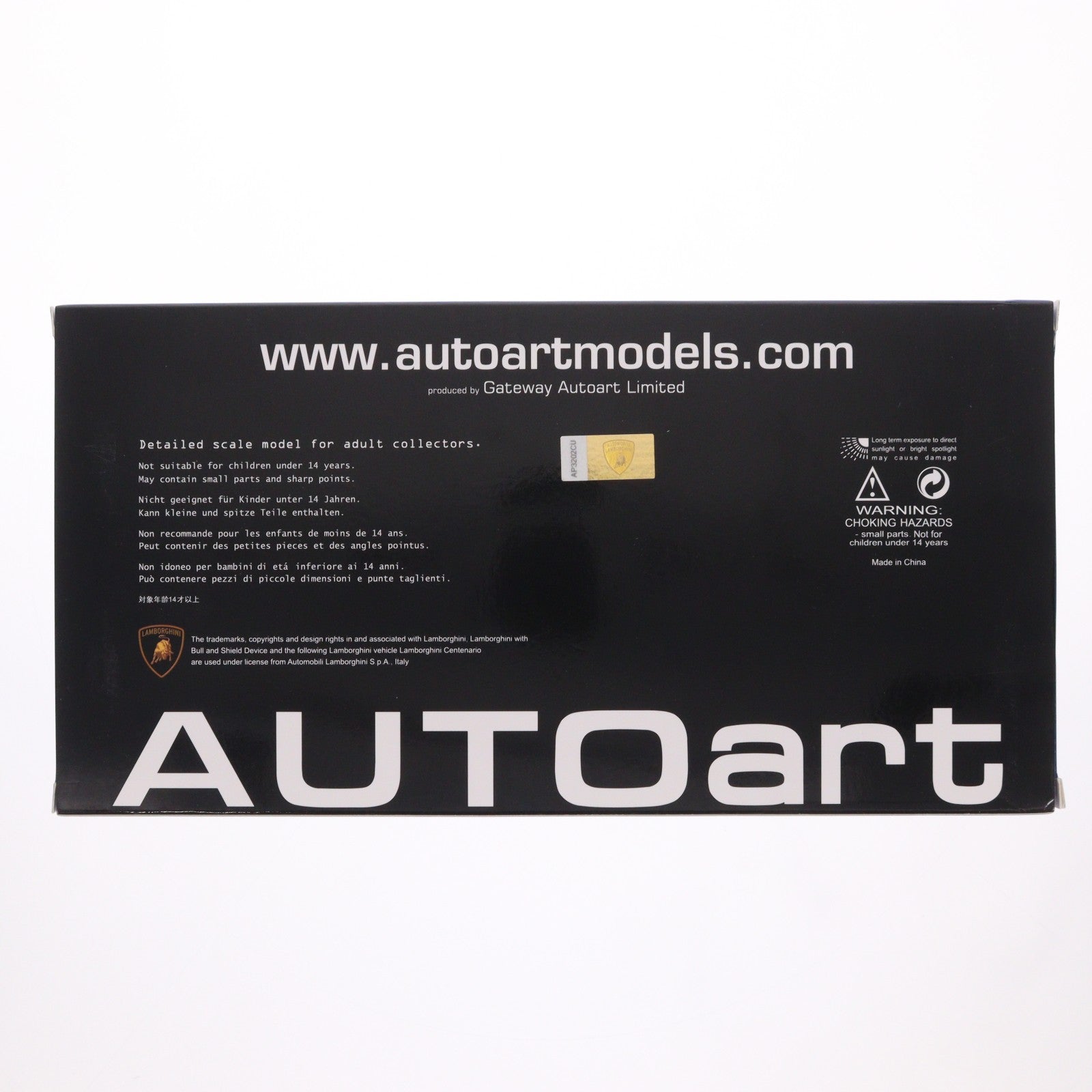 【中古即納】[MDL] 1/18 ランボルギーニ チェンテナリオ(ホワイト) 完成品 ミニカー(79111) AutoArt(オートアート)(20190430)