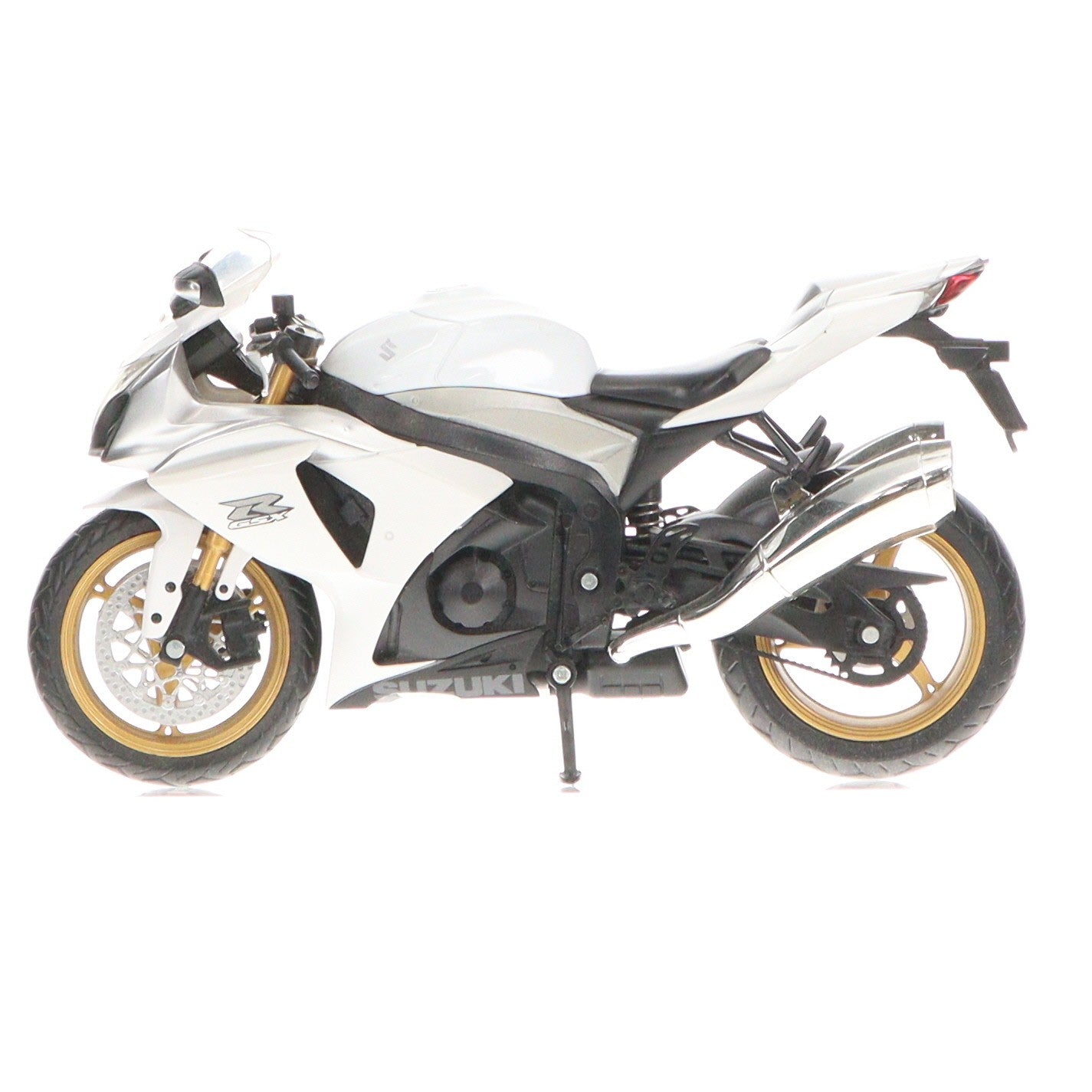 【中古即納】[MDL] 1/12 完成品バイク SUZUKI(スズキ) GSX R1000(ホワイト) 完成品 ミニカー(088494) スカイネット/アオシマ(20120417)