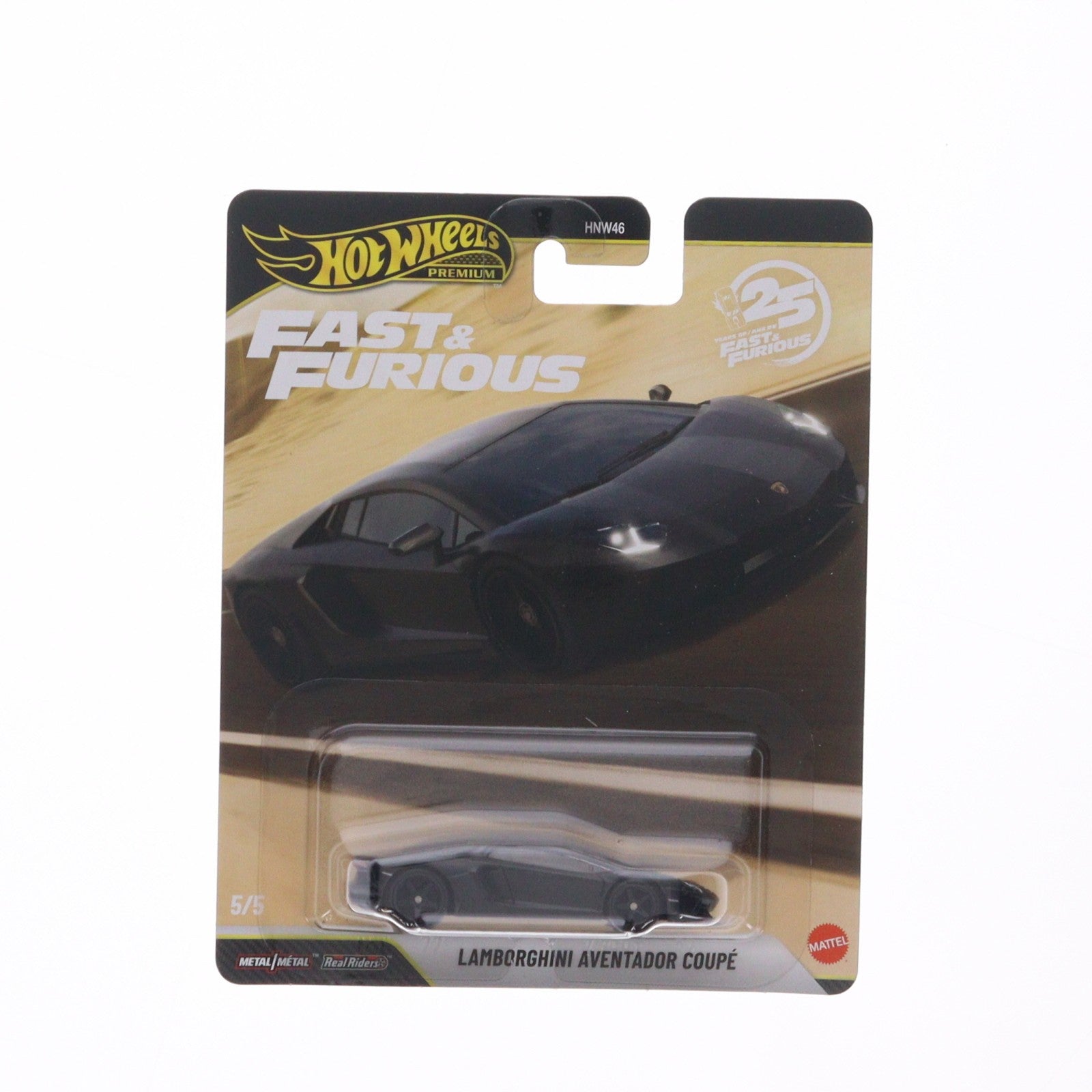 【中古即納】[MDL] Hot Wheels(ホットウィール) ワイルド・スピード プレミアム 1/64 ランボルギーニ アヴェンタドール クーペ 完成品 ミニカー(JHW77) マテル(20260530)
