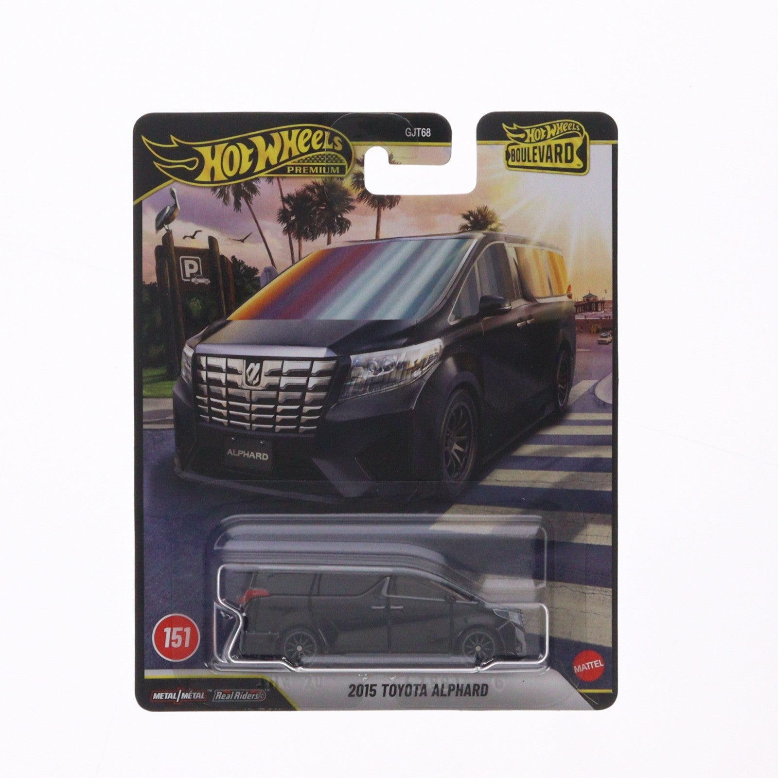 【中古即納】[MDL] Hot Wheels(ホットウィール) ブールバード No.151 1/64 2015 トヨタ アルファード 完成品 ミニカー(JHW20-9866) マテル(20260627)
