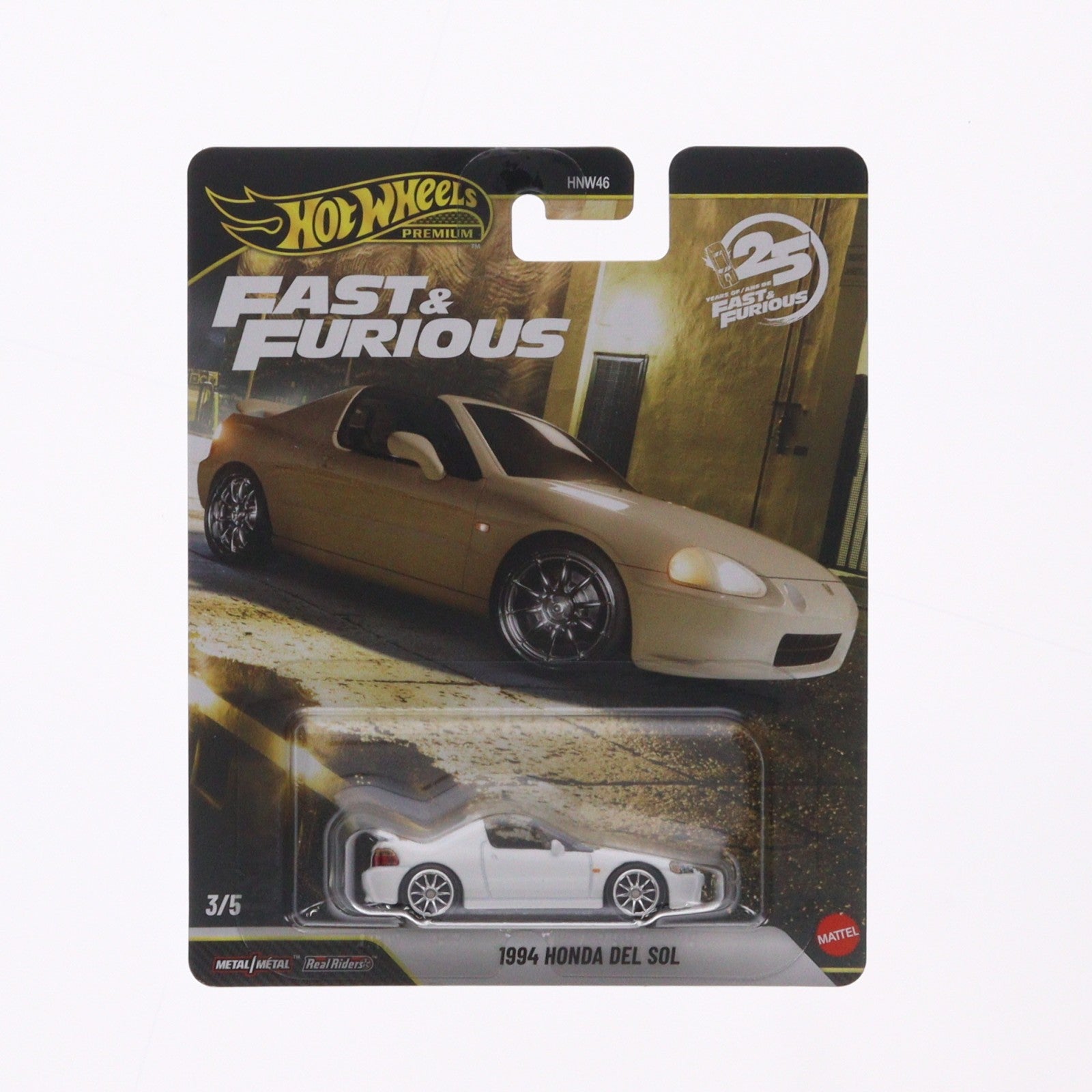 【中古即納】[MDL] Hot Wheels(ホットウィール) ワイルド・スピード プレミアム 1/64 1994 ホンダ デルソル 完成品 ミニカー(JHW63) マテル(20260530)