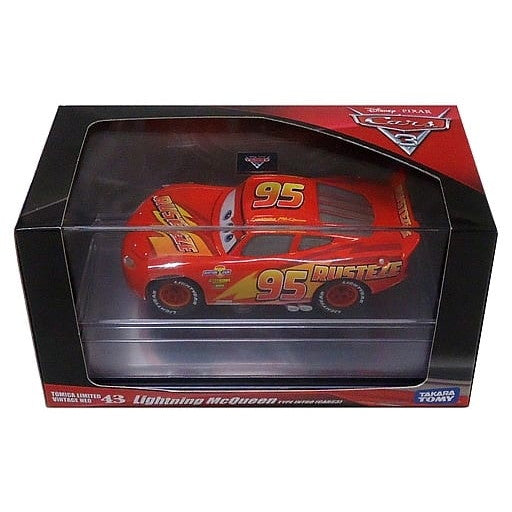 【中古即納】[MDL] トミカリミテッドヴィンテージ43 1/43 ライトニング・マックィーン カーズ3 イントロタイプ #95(レッド) カーズ/クロスロード 完成品 ミニカー タカラトミー(19991231)