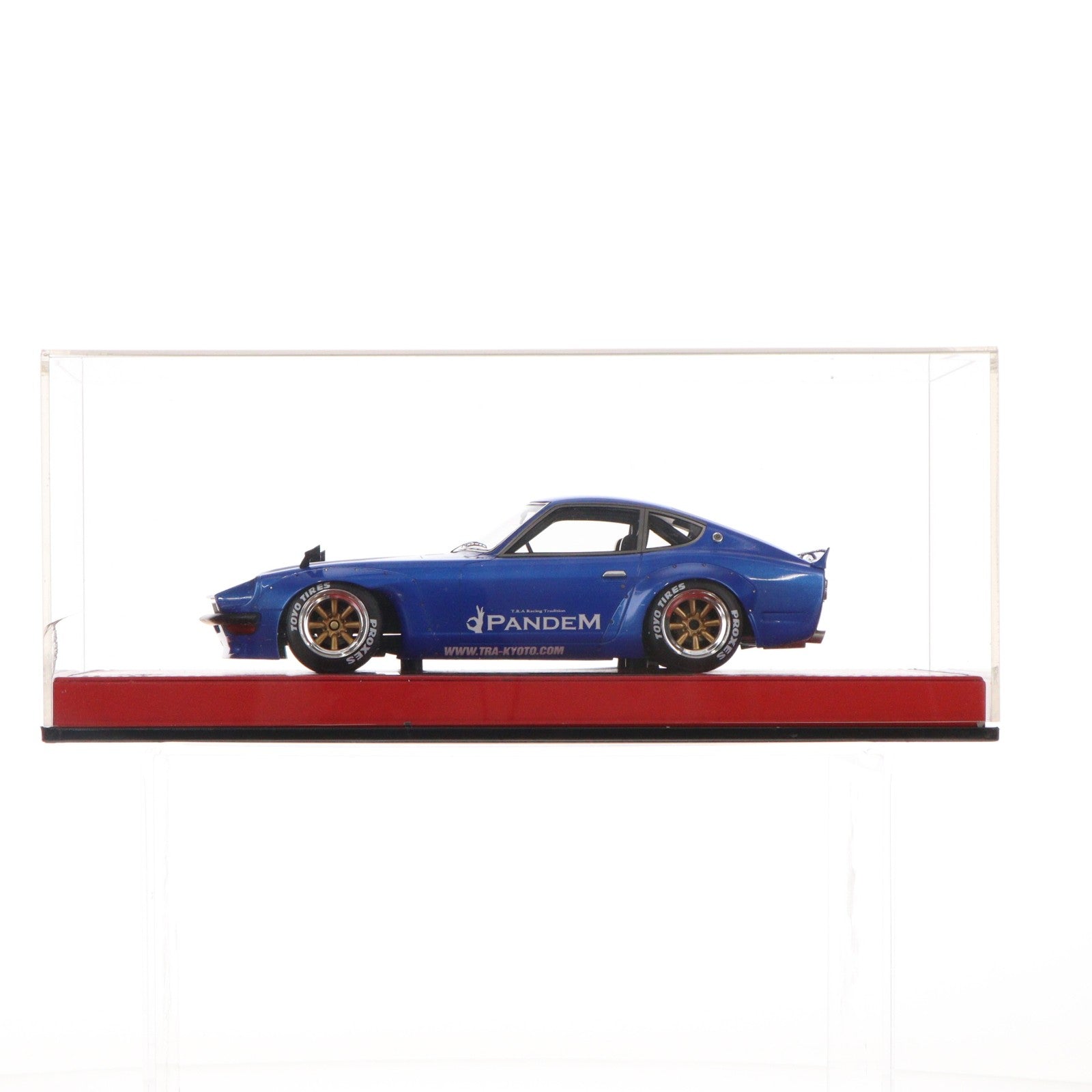 【中古即納】[MDL] 1/18 Rocket Bunny PANDEM(ロケットバニー パンデム) 240Z RS Watanabe R type Wheel(メタリックブルー) 完成品 ミニカー(IM001A2) IDEA(イデア)(20160531)