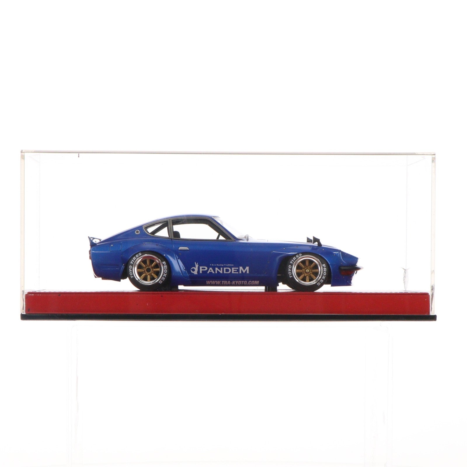 【中古即納】[MDL] 1/18 Rocket Bunny PANDEM(ロケットバニー パンデム) 240Z RS Watanabe R type Wheel(メタリックブルー) 完成品 ミニカー(IM001A2) IDEA(イデア)(20160531)