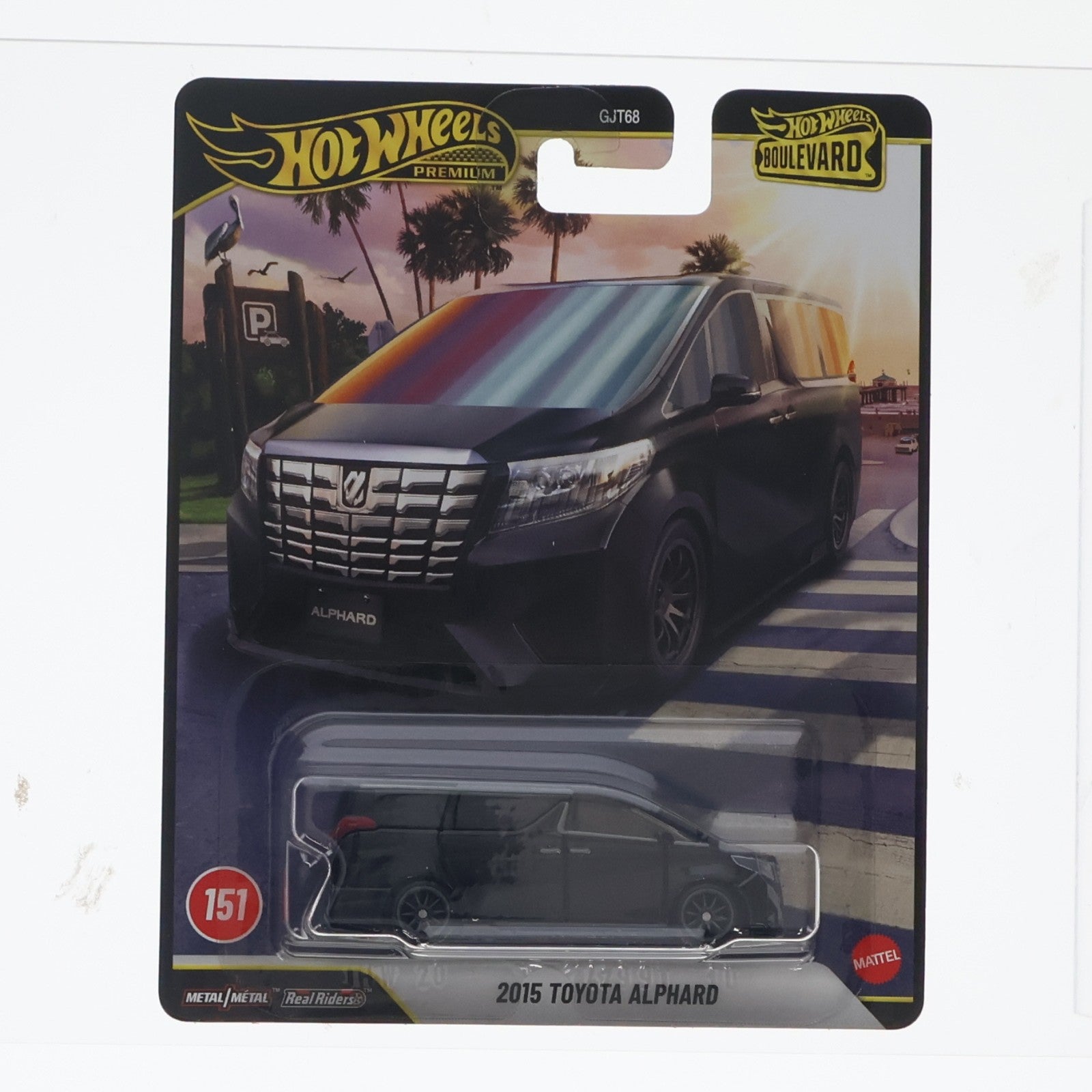 【中古即納】[MDL] Hot Wheels(ホットウィール) ブールバード No.151 1/64 2015 トヨタ アルファード 完成品 ミニカー(JHW20-9866) マテル(20260627)
