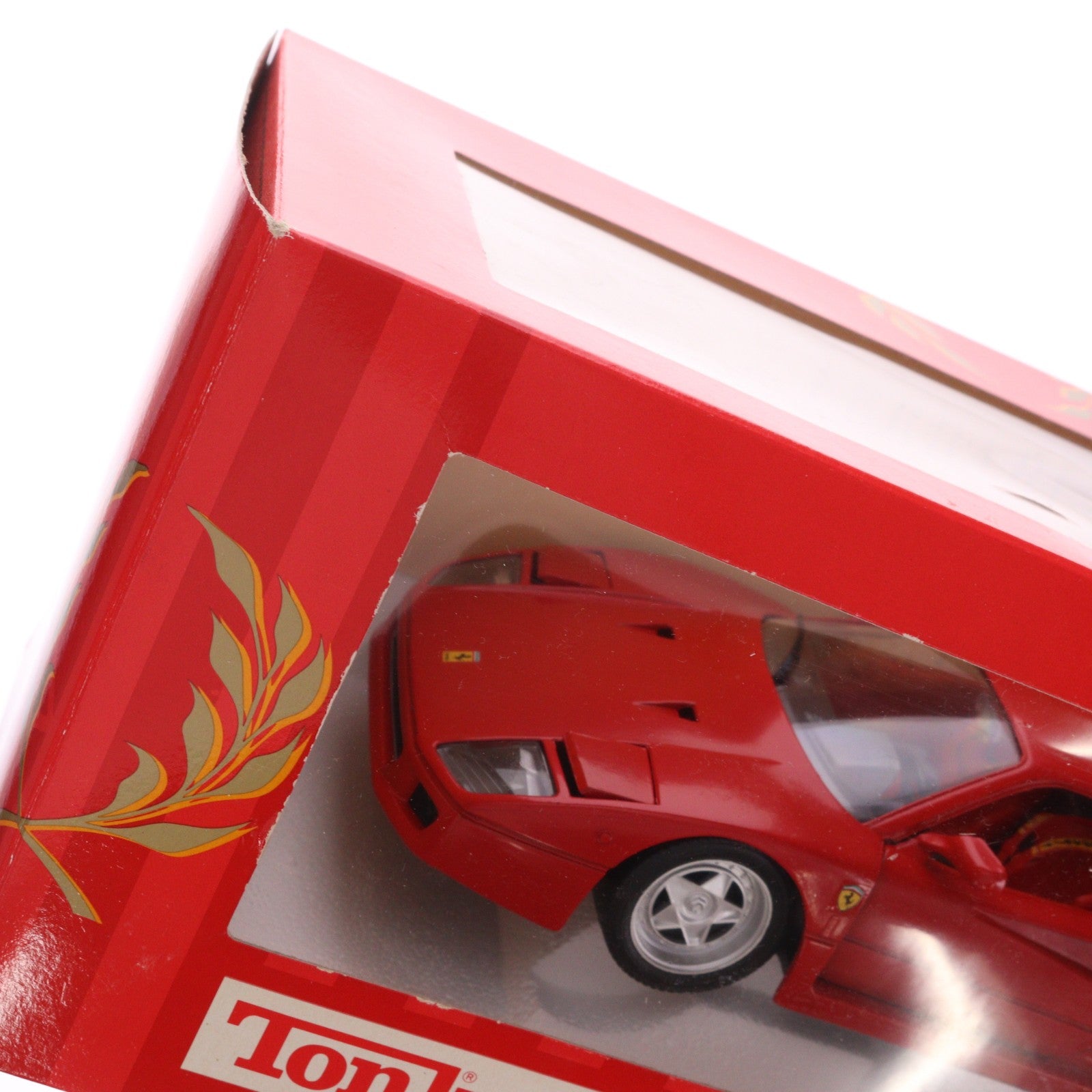 【中古即納】[MDL] 1/18 FERRARI(フェラーリ) F40 レッド 完成品 ミニカー Tonka Polistil(トンカ ポリスティル)(19871231)