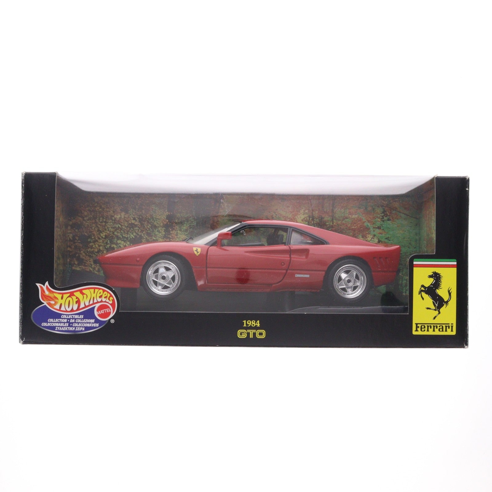 【中古即納】[MDL] Hot Wheels(ホットウィール) 1/18 フェラーリ 1984 GTO(レッド) 完成品 ミニカー(25731) 京商(19991231)