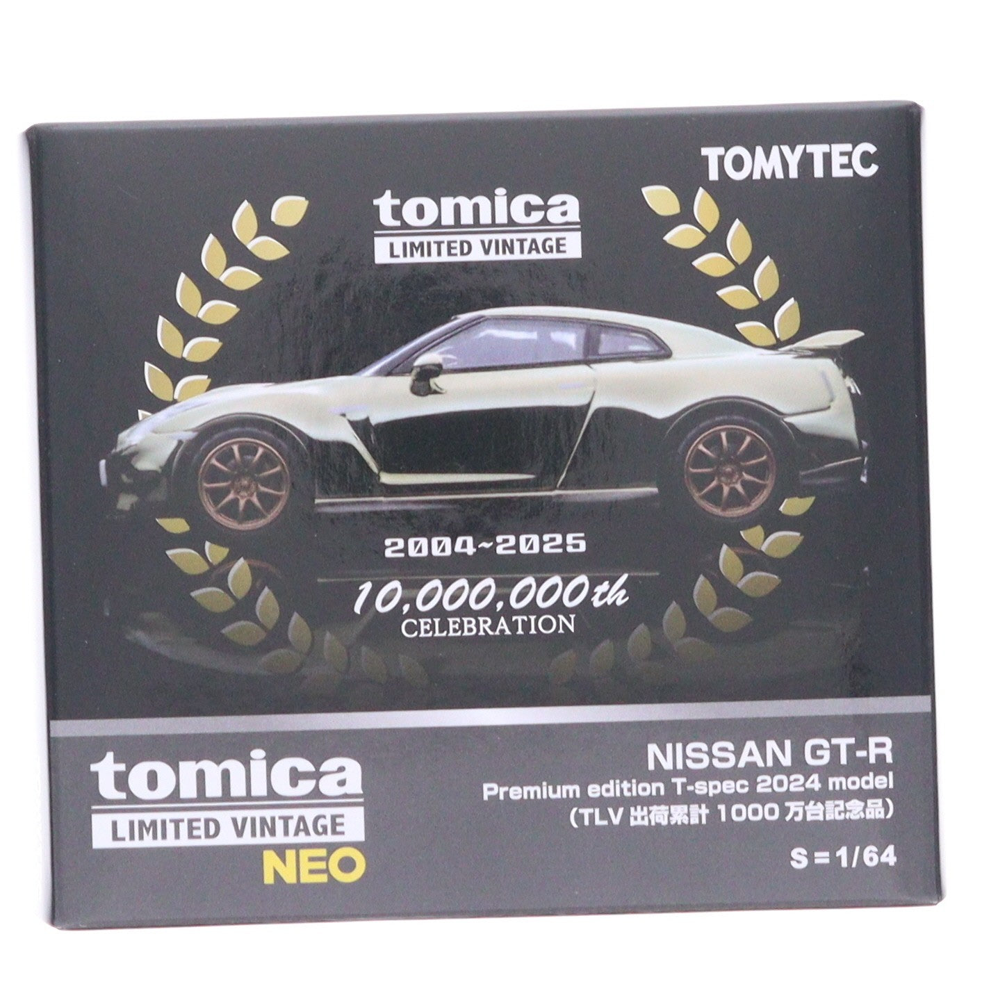 【中古即納】[MDL] トミカリミテッドヴィンテージ NEO LV-N 1/64 NISSAN(ニッサン) GT-R Premium edition T-spec 2024 model TLV出荷累計1000万台記念品 完成品 ミニカー(336532) TOMYTEC(トミーテック)(20260214)