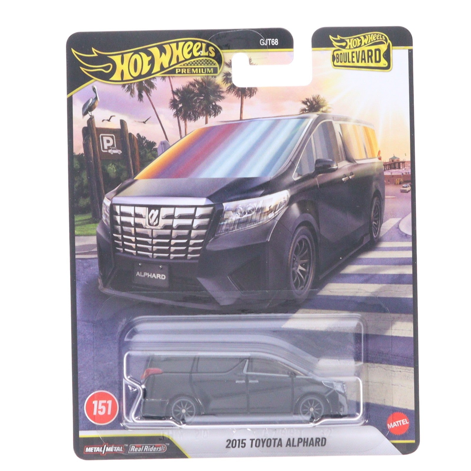 【中古即納】[MDL] Hot Wheels(ホットウィール) ブールバード No.151 1/64 2015 トヨタ アルファード 完成品 ミニカー(JHW20-9866) マテル(20260627)