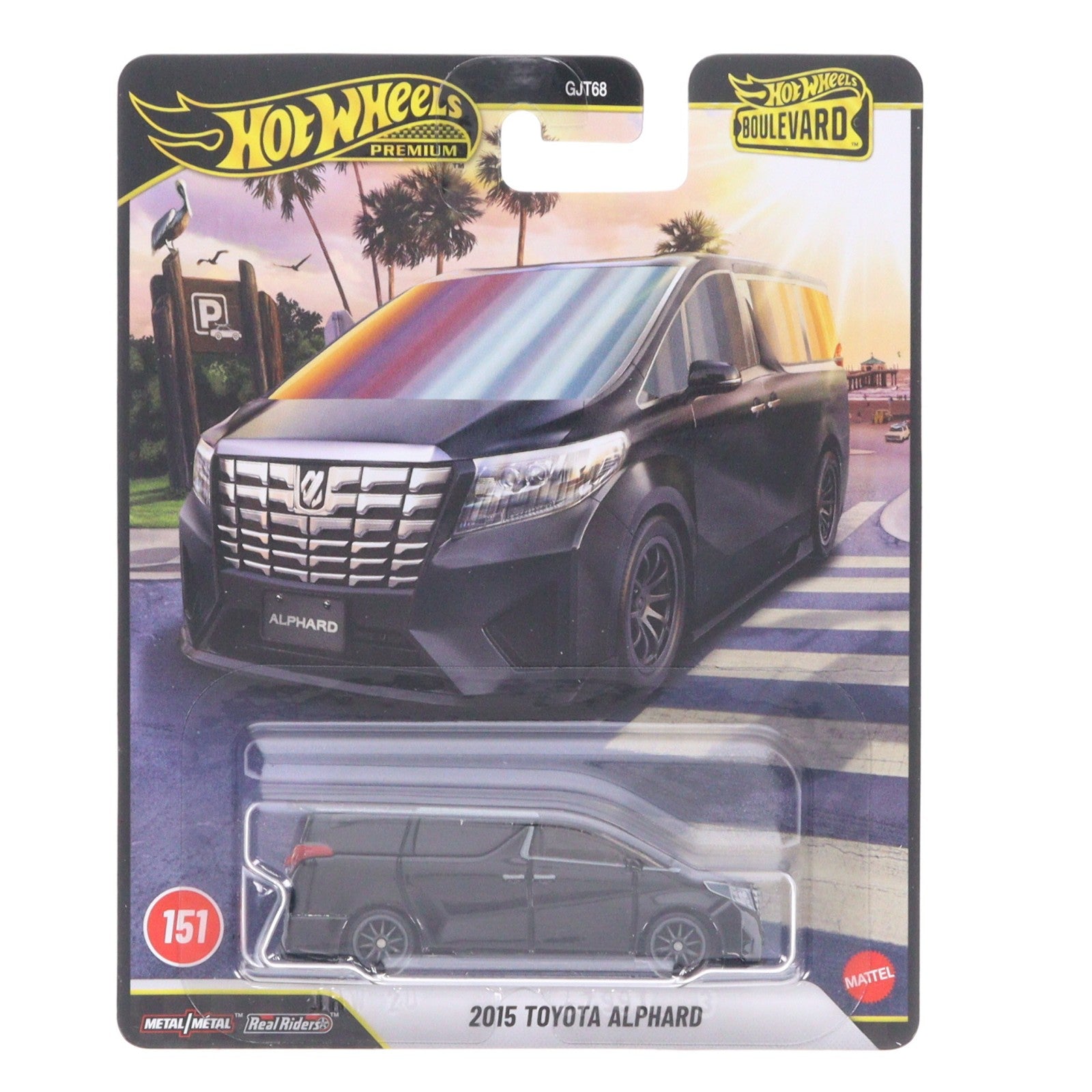【中古即納】[MDL] Hot Wheels(ホットウィール) ブールバード No.151 1/64 2015 トヨタ アルファード 完成品 ミニカー(JHW20-9866) マテル(20260627)