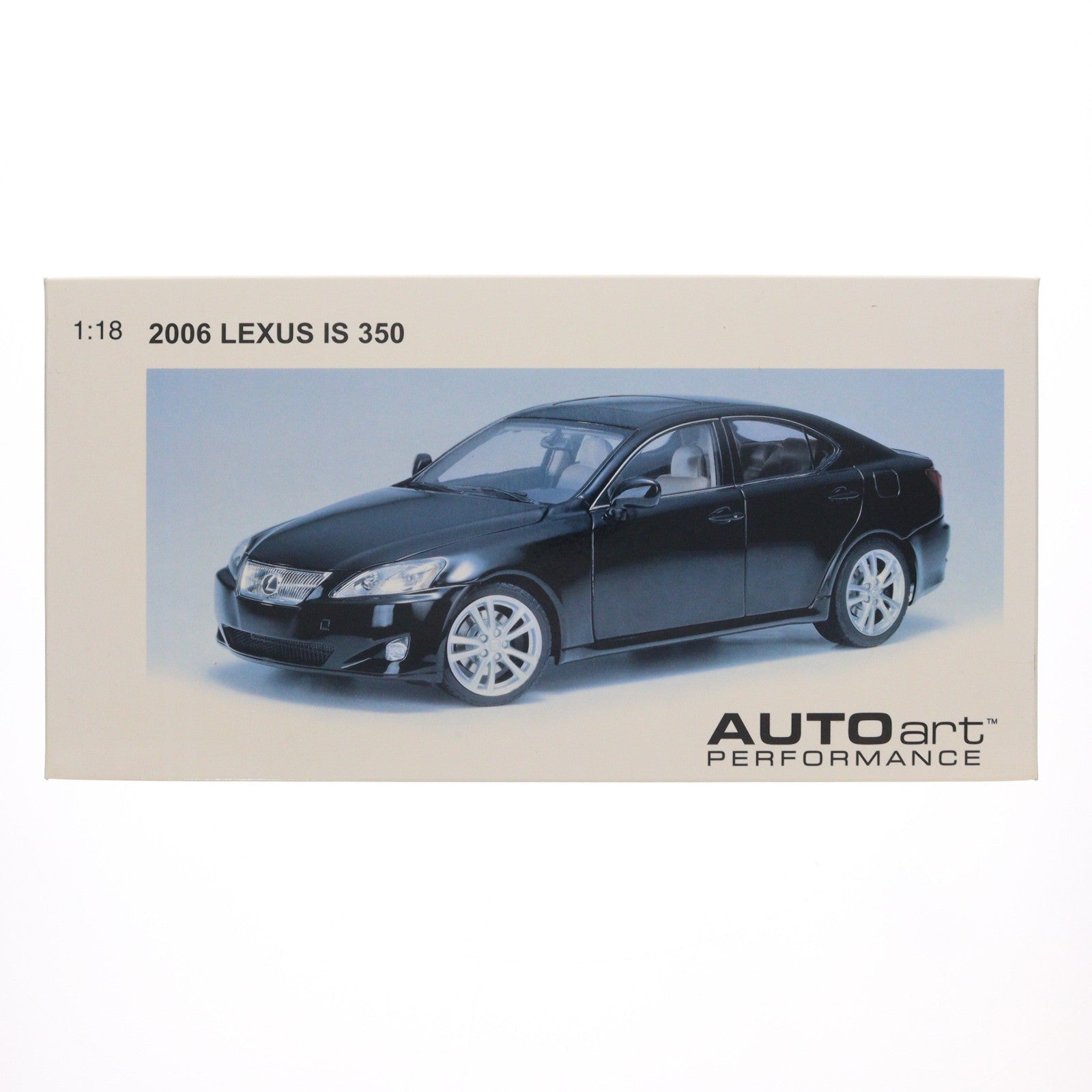 【中古即納】[MDL] MILLENNIUM 1/18 LEXUS(レクサス) IS 350 2006 LHD BLACK(ブラック) 完成品 ミニカー(78812) AUTOart(オートアート)(20090930)