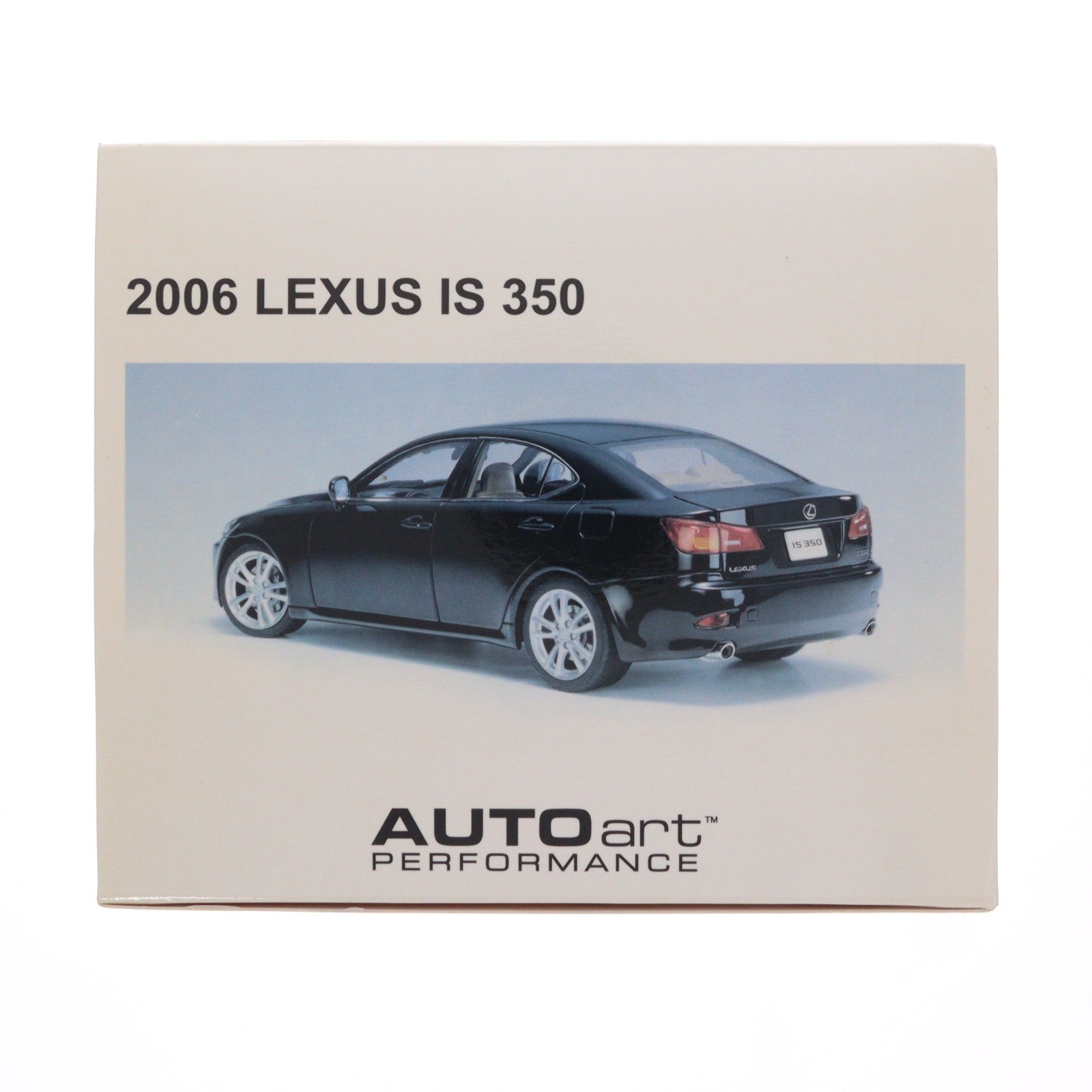 【中古即納】[MDL] MILLENNIUM 1/18 LEXUS(レクサス) IS 350 2006 LHD BLACK(ブラック) 完成品 ミニカー(78812) AUTOart(オートアート)(20090930)