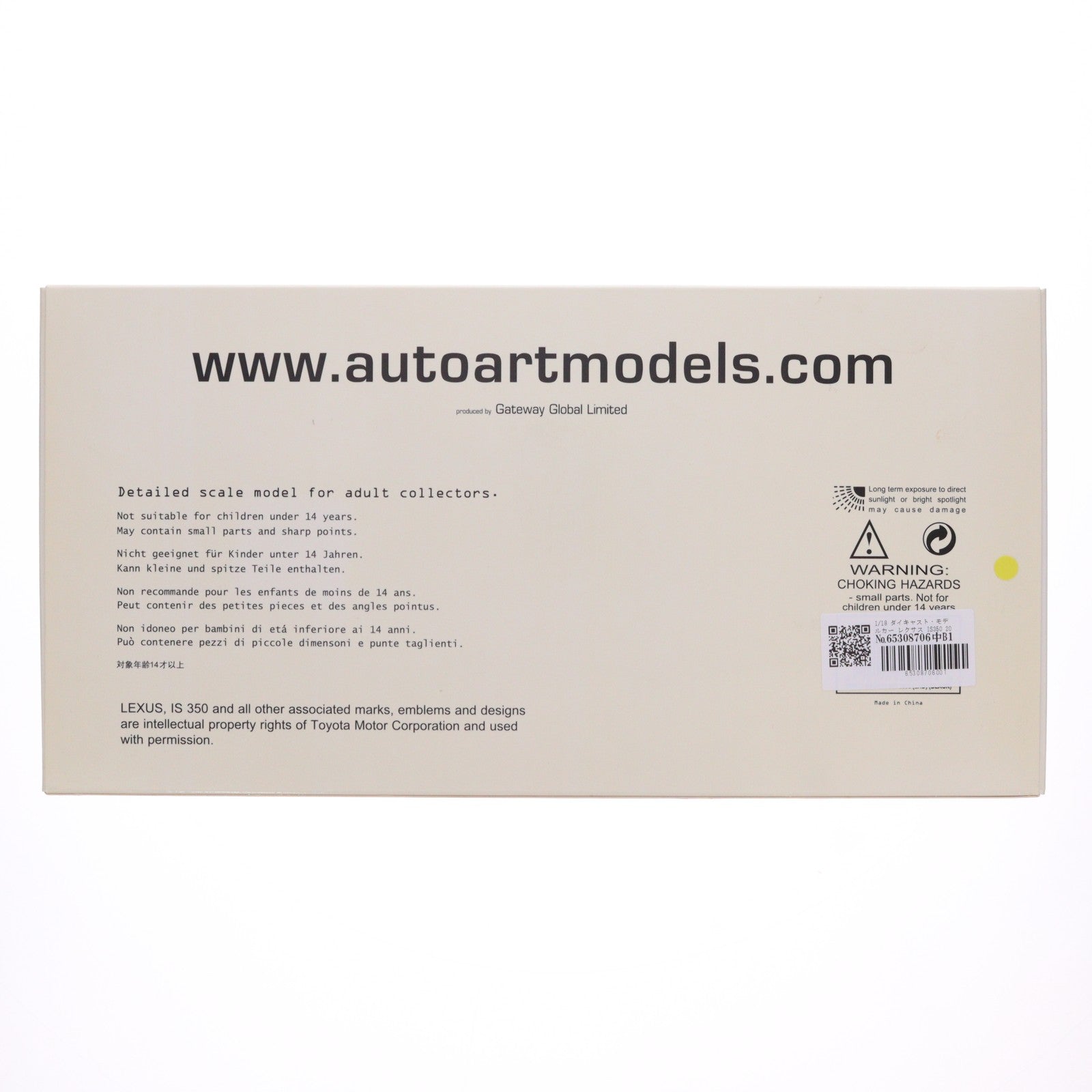 【中古即納】[MDL] MILLENNIUM 1/18 LEXUS(レクサス) IS 350 2006 LHD BLACK(ブラック) 完成品 ミニカー(78812) AUTOart(オートアート)(20090930)