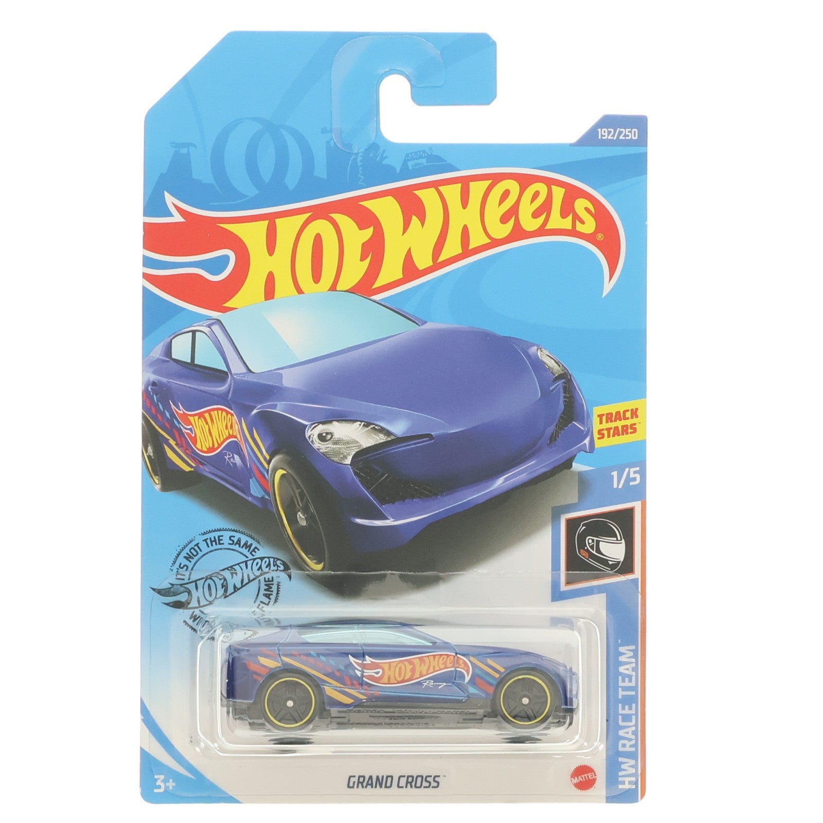 【中古即納】[MDL] Hot Wheels(ホットウィール) HW RACE TEAM 1/64 GRAND CROSS(ブルー×レッド×イエロー) 完成品 ミニカー(GHB64-D7C6) マテル(20201231)