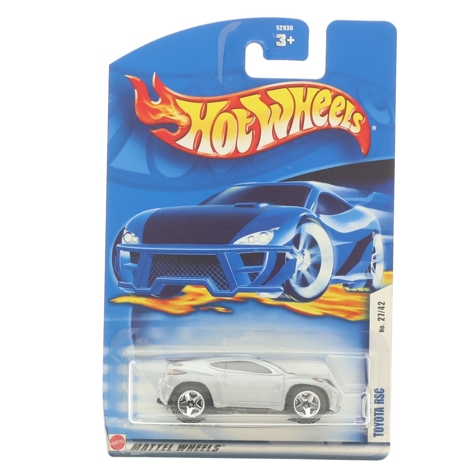 【中古即納】[MDL] Hot Wheels(ホットウィール) 1/64 TOYOTA RSC(シルバー) 完成品 ミニカー(52930) マテル(20021231)