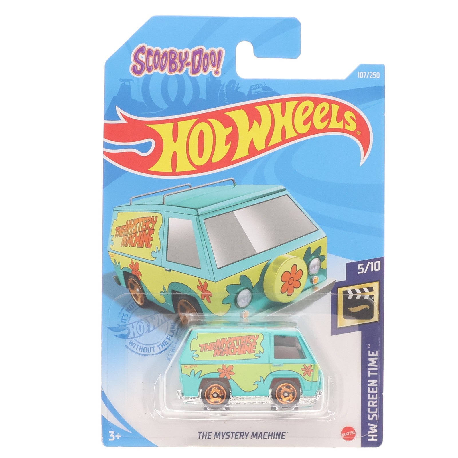 【中古即納】[MDL] Hot Wheels(ホットウィール) HW SCREEN TIME 1/64 THE MYSTERY MACHINE(エメラルドグリーン×ライトグリーン) 完成品 ミニカー(GRX97-M7C5) マテル(20210428)