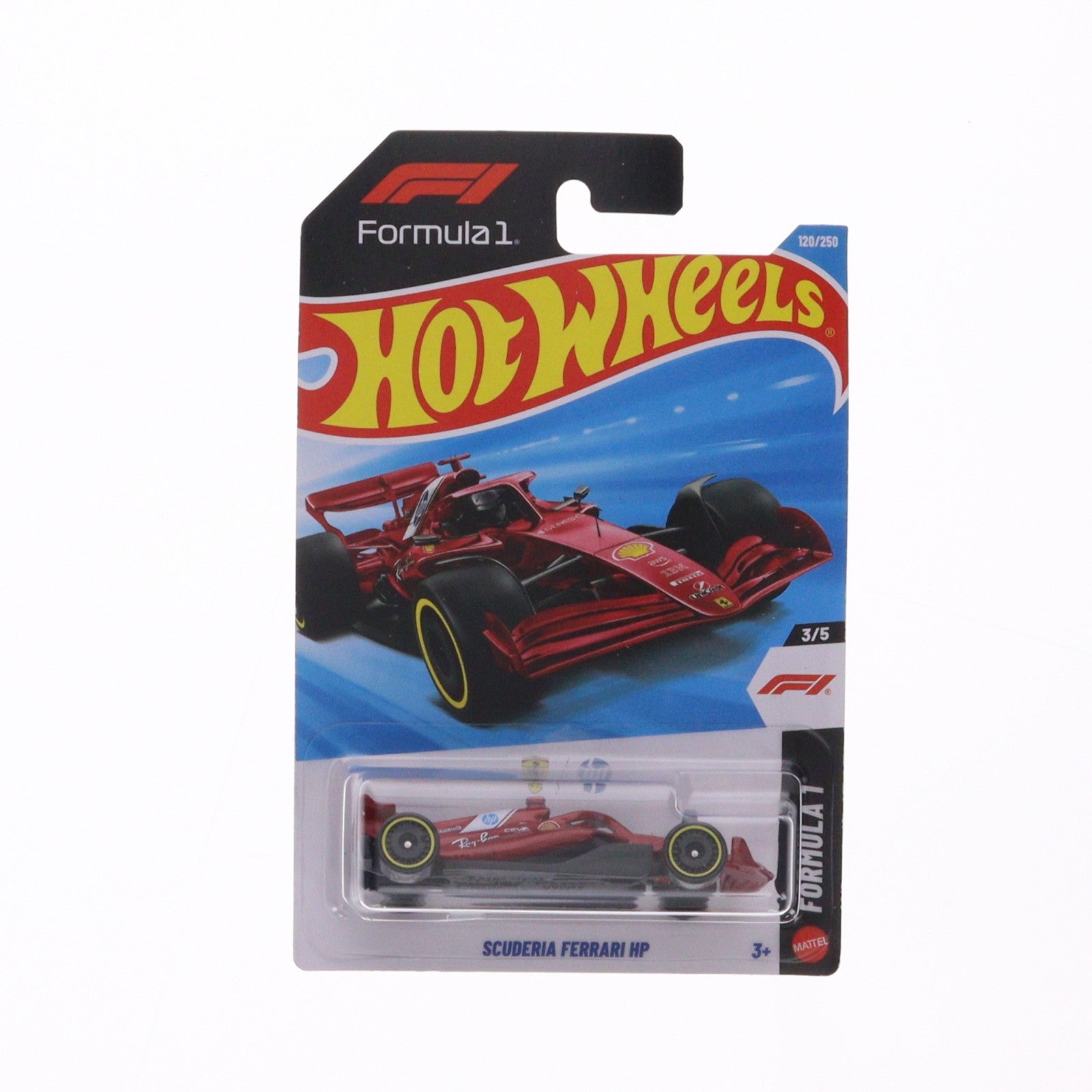 【中古即納】[MDL] Hot Wheels(ホットウィール) FORMULA 1 1/64 SCUDERIA FERRARI(スクーデリア フェラーリ) HP(レッド×ブラック) 完成品 ミニカー(JJJ78) マテル(20260530)