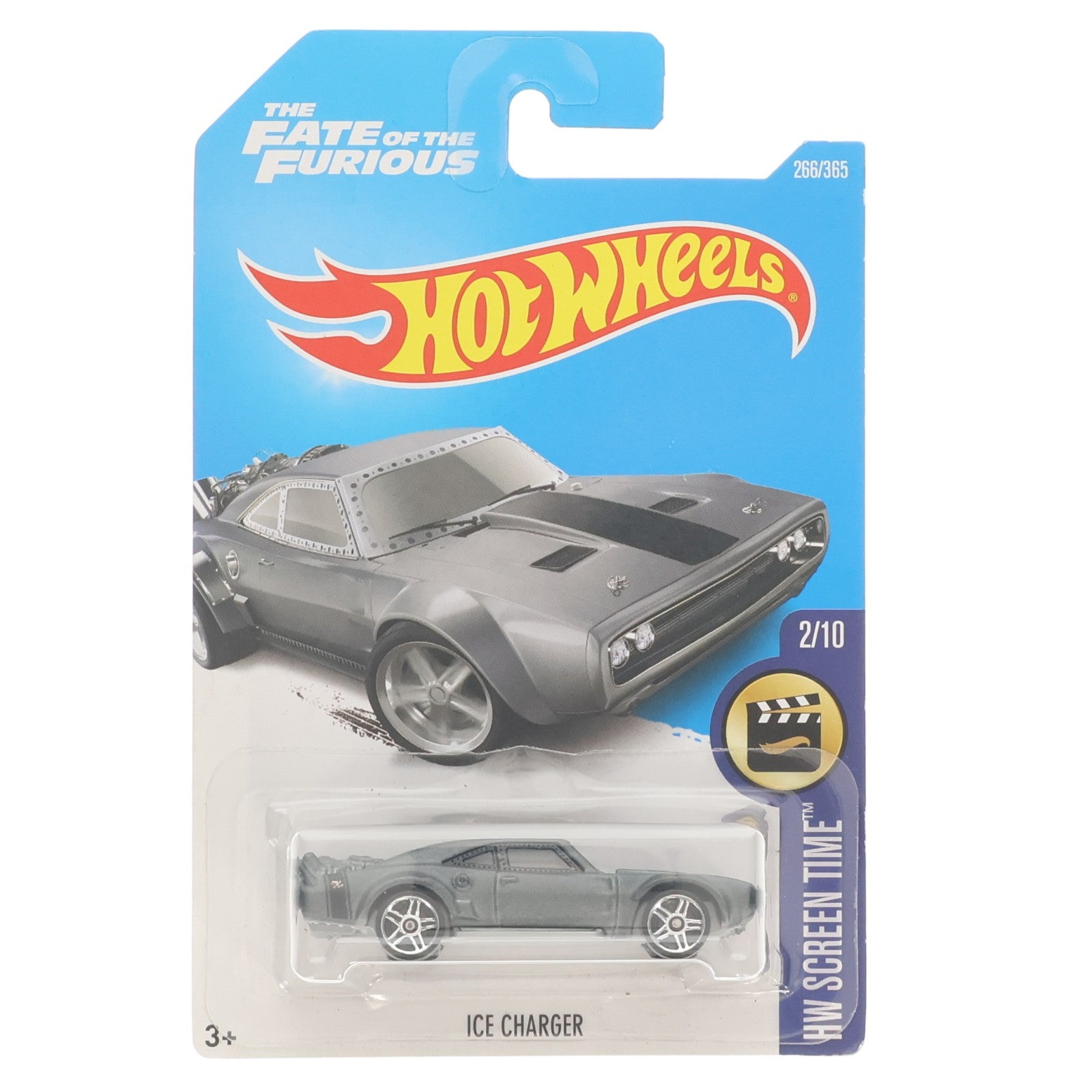 【中古即納】[MDL] Hot Wheels(ホットウィール) HW SCREEN TIME 1/64 ICE CHARGER(グレー×ブラック) ワイルド・スピード 完成品 ミニカー(FJW40) マテル(20220328)