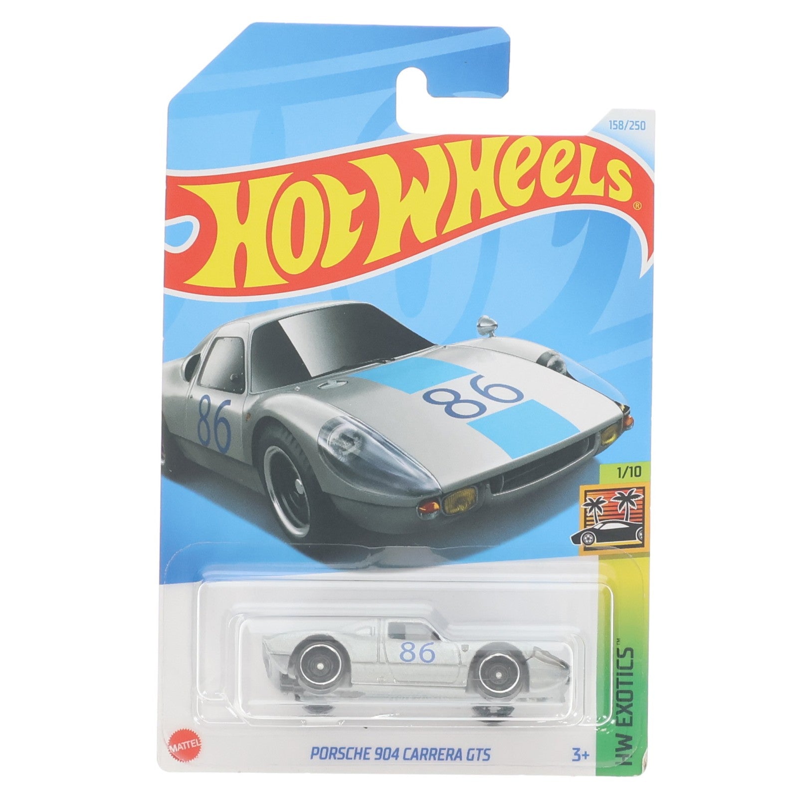 【中古即納】[MDL] Hot Wheels(ホットウィール) EXOTICS 1/64 ポルシェ 904 カレラ GTS 完成品 ミニカー(HYB75-9866) マテル(20240731)