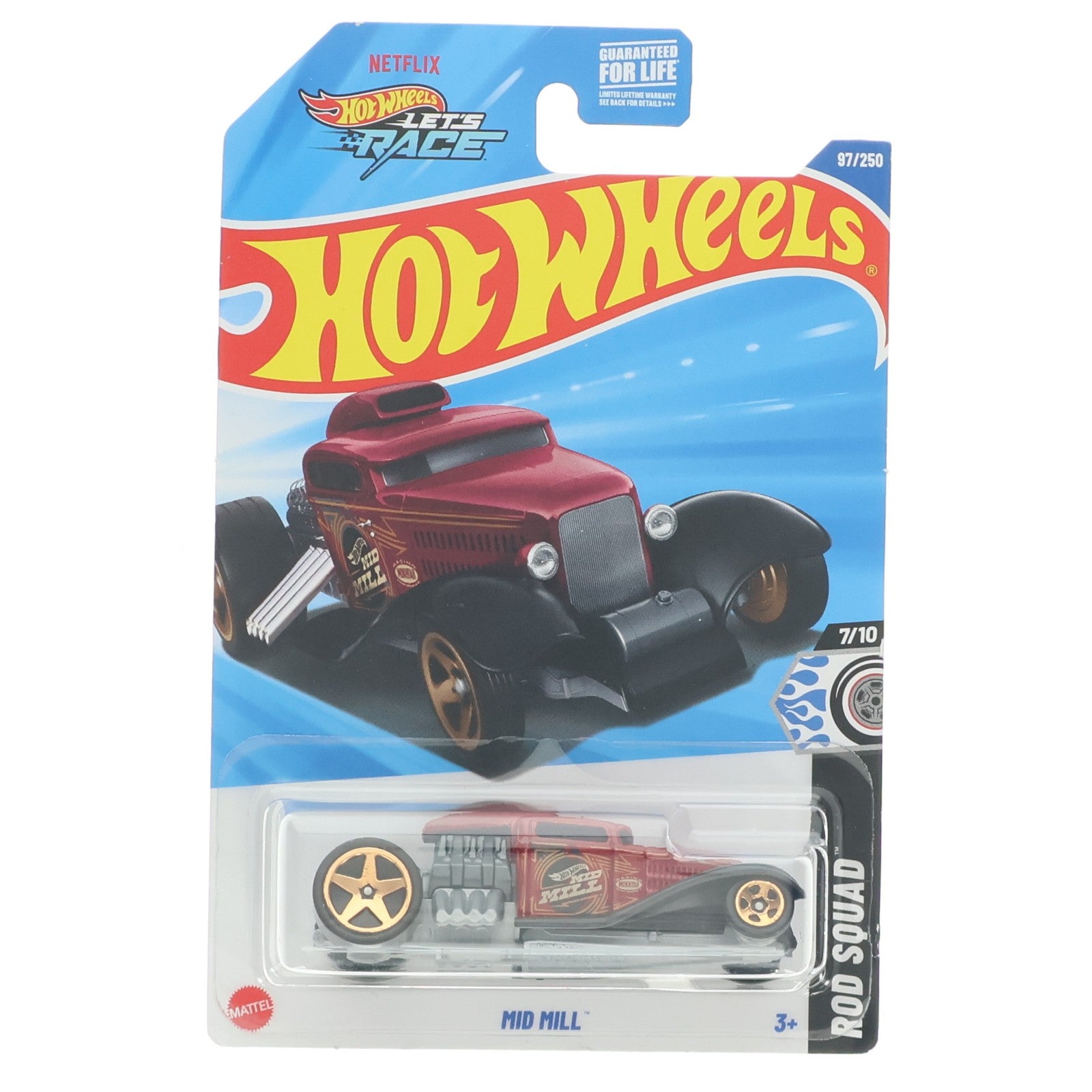 【中古即納】[MDL] Hot Wheels(ホットウィール) LET'S RACE 1/64 MID MILL 完成品 ミニカー マテル(20220328)