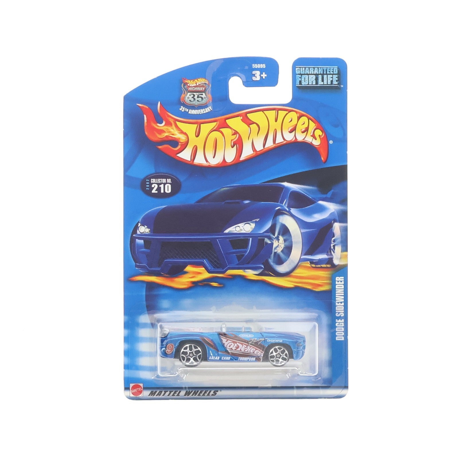 【中古即納】[MDL] Hot Wheels(ホットウィール) 1/64 DODGE SIDEWINDER #9(ブルー) 完成品 ミニカー(55095-0710) マテル(20220328)
