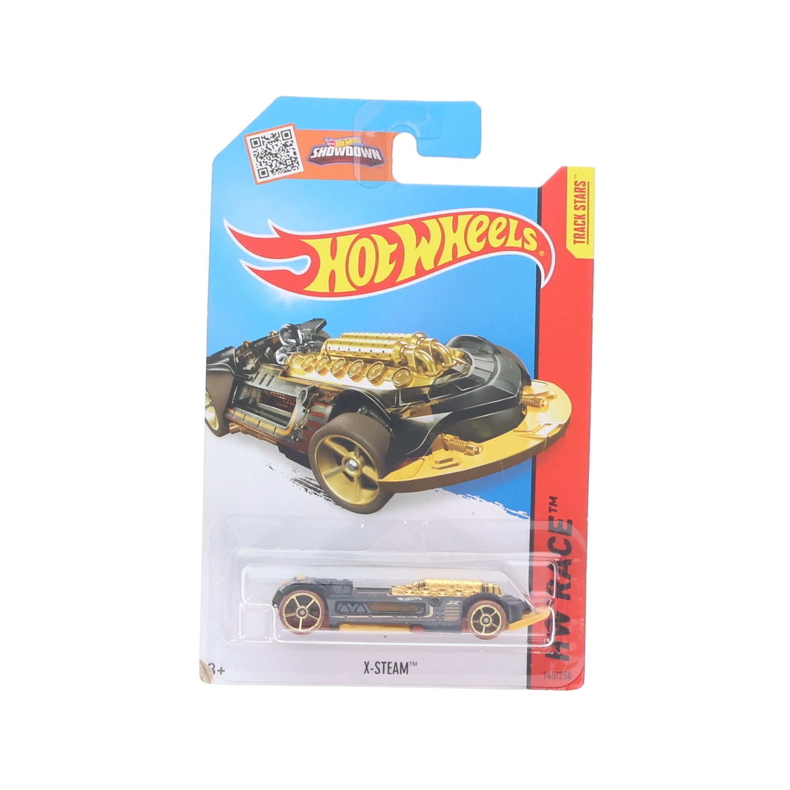 【中古即納】[MDL] Hot Wheels(ホットウィール) HW RACE 1/64 X-STEAM(ブラック×ゴールド) 完成品 ミニカー(CFG98-07B3) マテル(20220328)