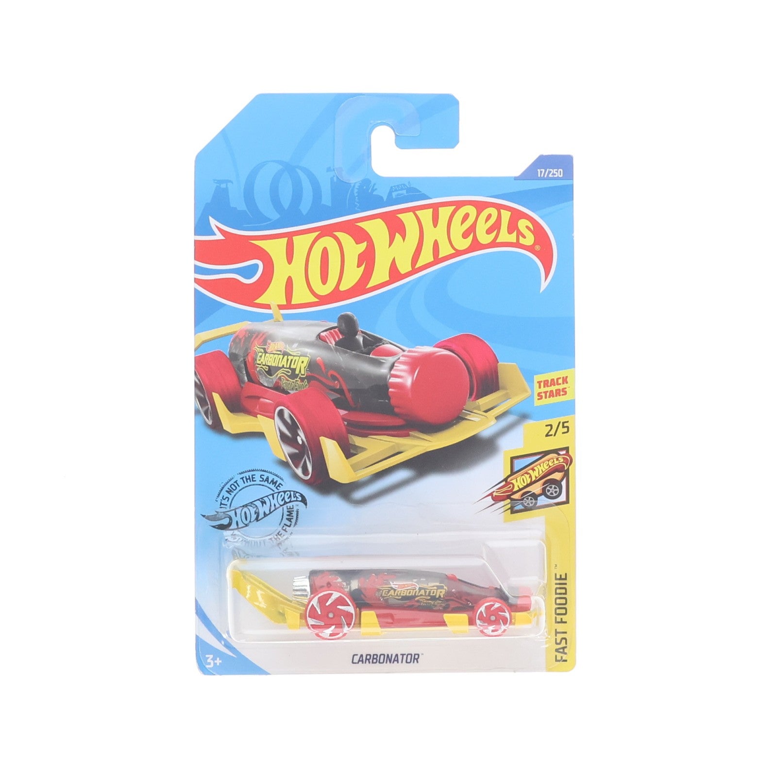 【中古即納】[MDL] Hot Wheels(ホットウィール) FAST FOODIE 1/64 CARBONATOR(レッド×ブラック×イエロー) 完成品 ミニカー(GHC06-D7C5) マテル(20220328)