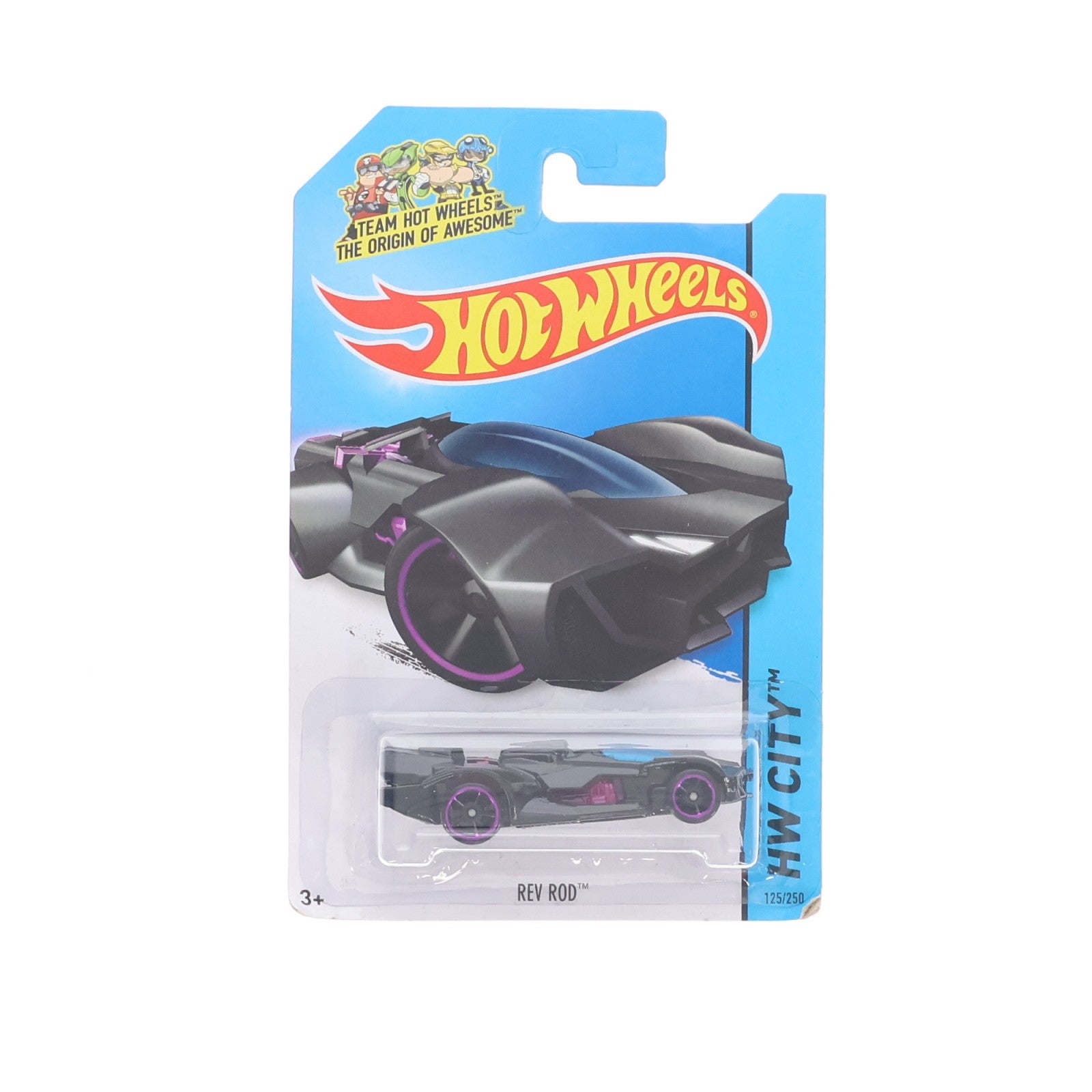 【中古即納】[MDL] Hot Wheels(ホットウィール) HW CITY 1/64 REV ROD (ブラック×パープル) 完成品 ミニカー(BDD01-07B3) マテル(20220328)