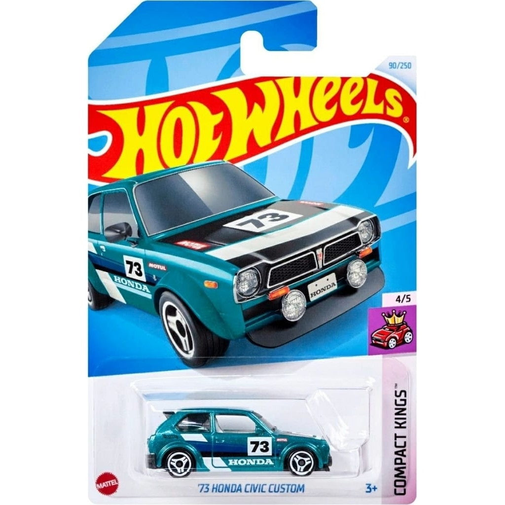 【中古即納】[MDL] Hot Wheels(ホットウィール) ベーシックカー 1/64 '73 ホンダ シビック カスタム 完成品 ミニカー(HXR19-9866) マテル(20241207)