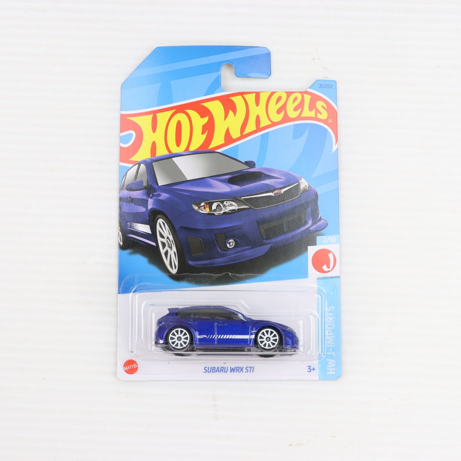 【中古即納】[MDL] Hot Wheels(ホットウィール) J-IMPORTS 1/64 スバル WRX STI 完成品 ミニカー(HNJ72) Mattel(マテル)(20230202)