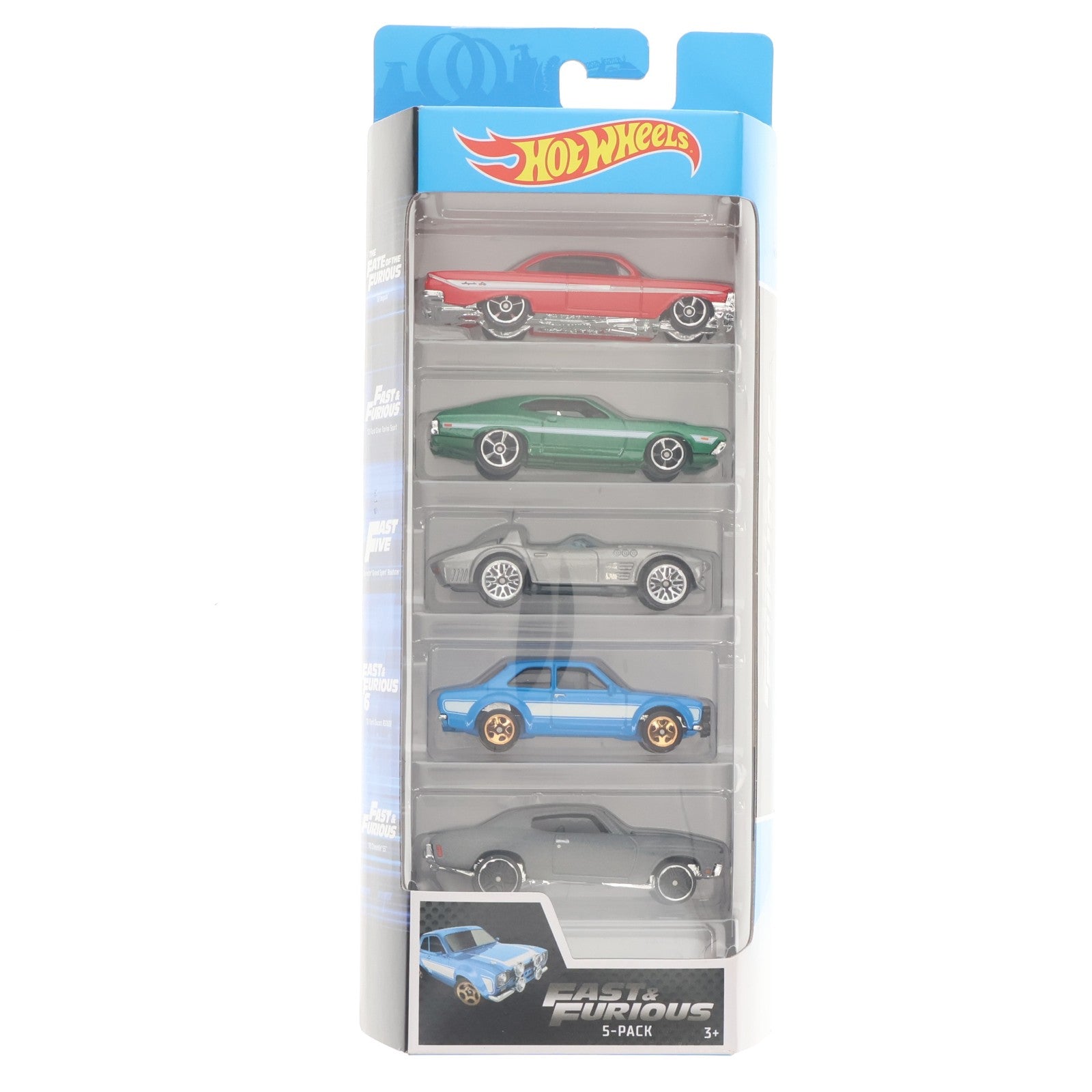 【中古即納】[MDL] Hot Wheels(ホットウィール) 1/64 ワイルド・スピード 5カーパック 完成品 ミニカー(GGH46) Mattel(マテル)(20190622)