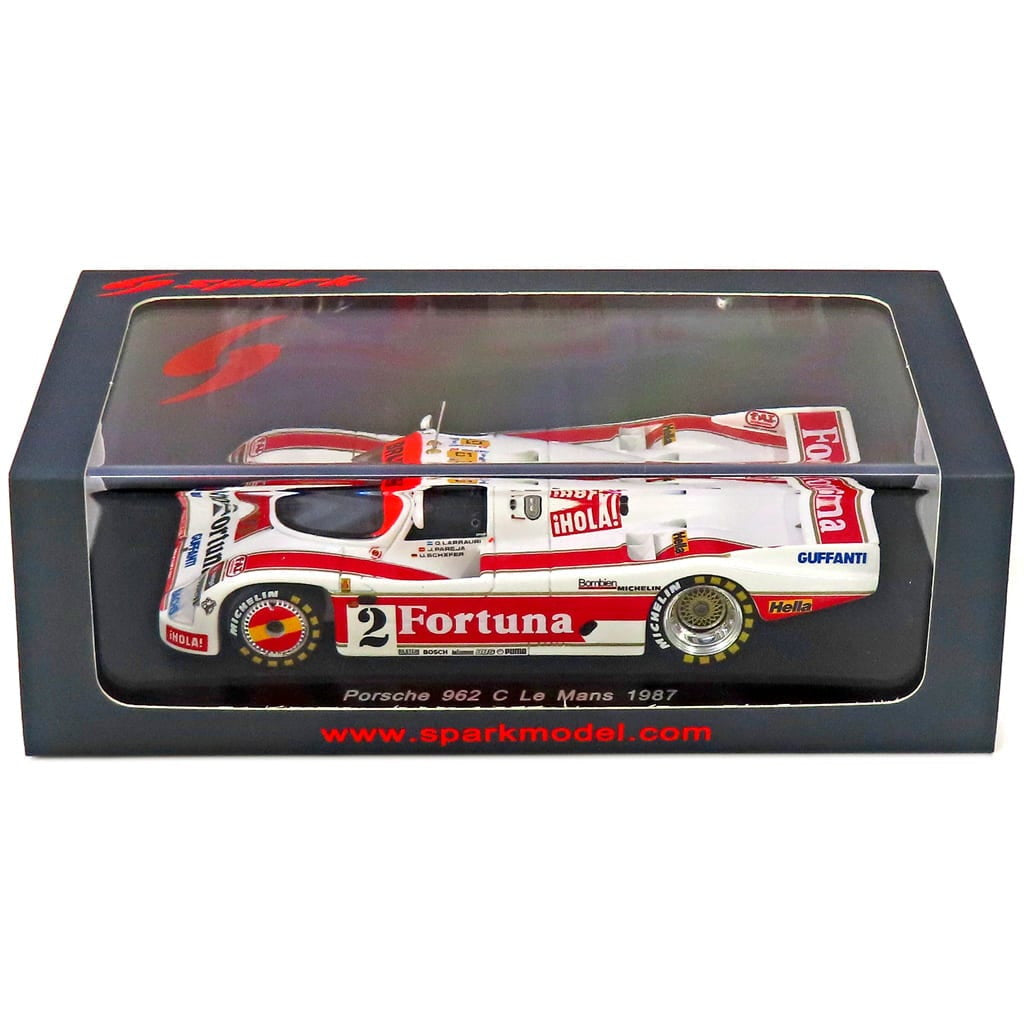 【中古即納】[MDL] 1/43 Porsche 962 C Le Mans 1987 O.Larrauri-U.Schafer-J.Pareja #2 完成品 ミニカー(S5509) SPARK(スパーク)(20171116)