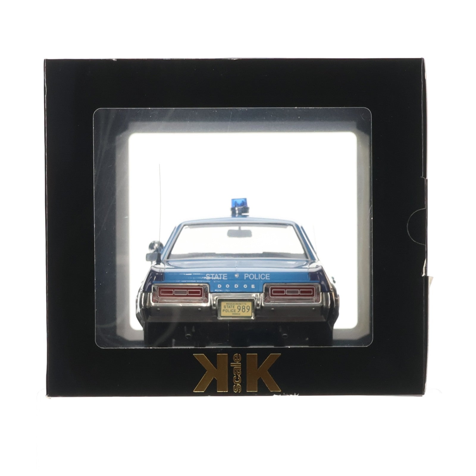 【中古即納】[MDL] 1/18 Dodge Monaco 1974 Massachusetts State Police 完成品 ミニカー(KKDC181154) KK scale(ケーケースケール)(20240703)