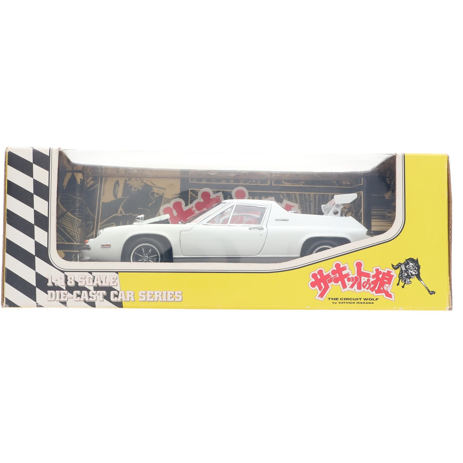 【中古即納】[MDL] 1/18 ロータス ヨーロッパスペシャル サーキットの狼 完成品 ミニカー(08152W) 京商(19981231)