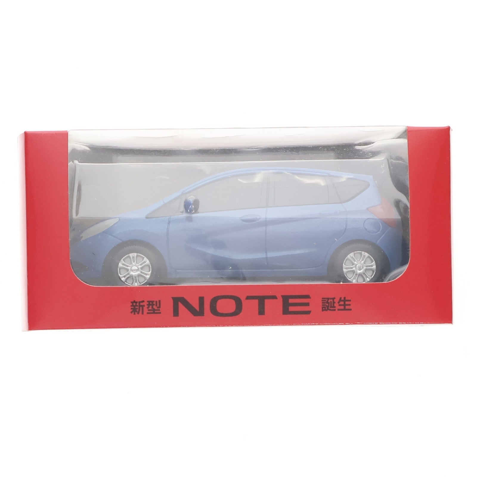 【中古即納】[MDL] 日産 ノート(ブルーメタリック) クルマと人を見つけて止まるミニカー ディーラー配布品 完成品 ミニカー 日産自動車(20161231)