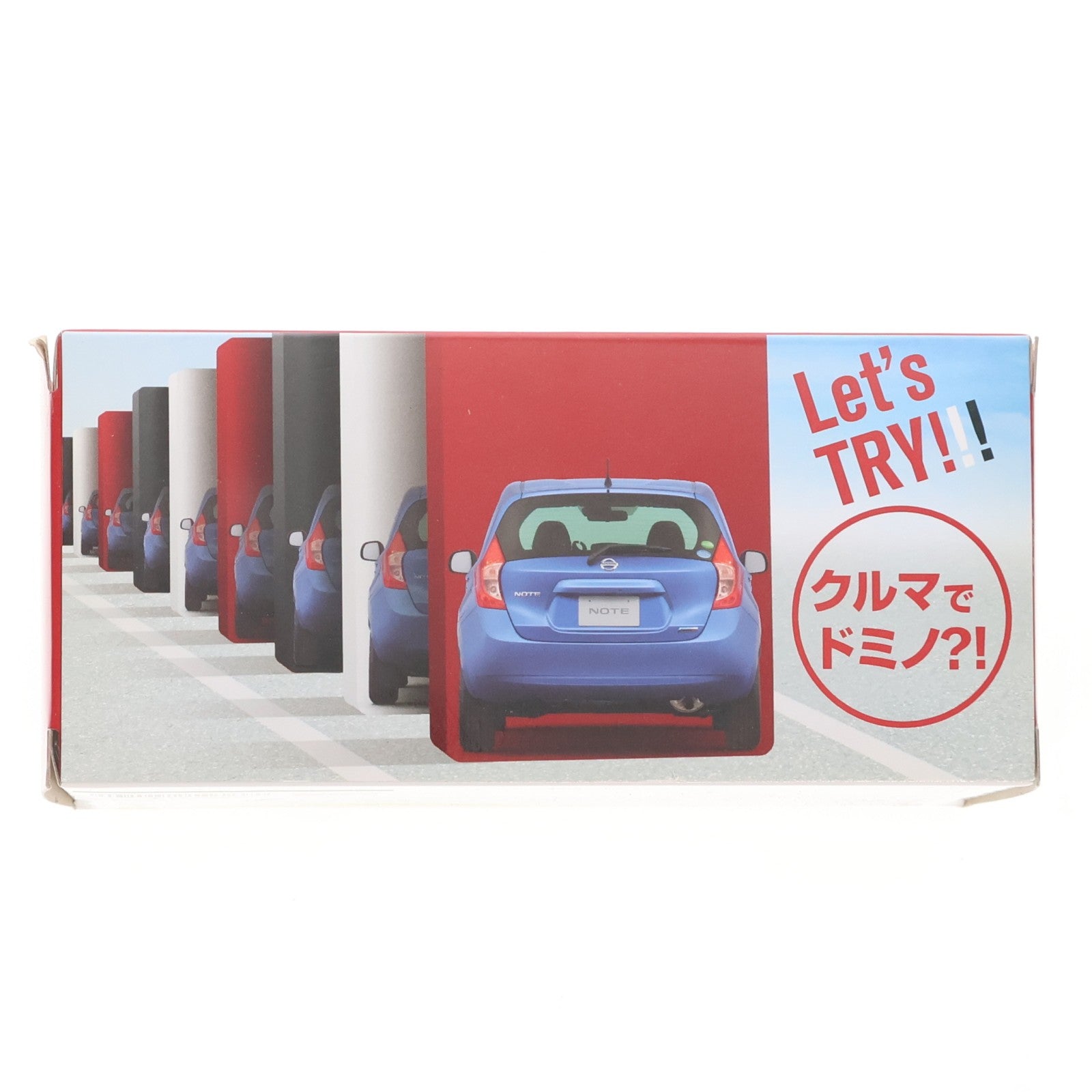 【中古即納】[MDL] 日産 ノート(ブルーメタリック) クルマと人を見つけて止まるミニカー ディーラー配布品 完成品 ミニカー 日産自動車(20161231)